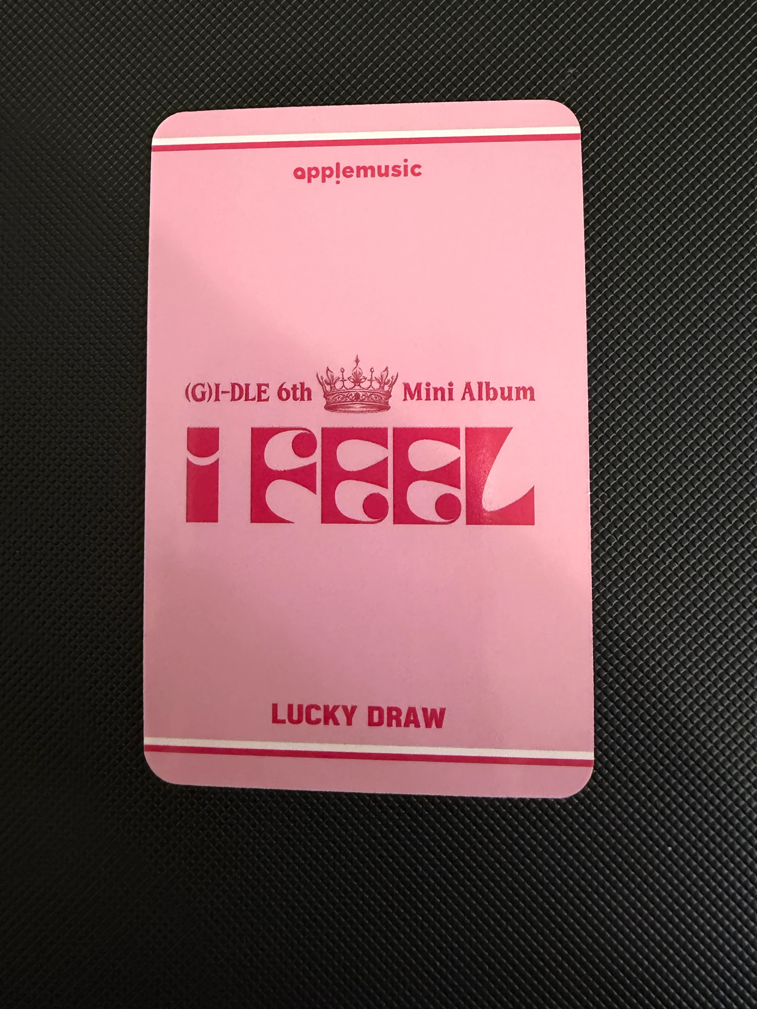 i-dle Soyeon i-dle - Soyeon - I Feel Album apple music lucky draw pre-order benefit (pob) listing photo 2