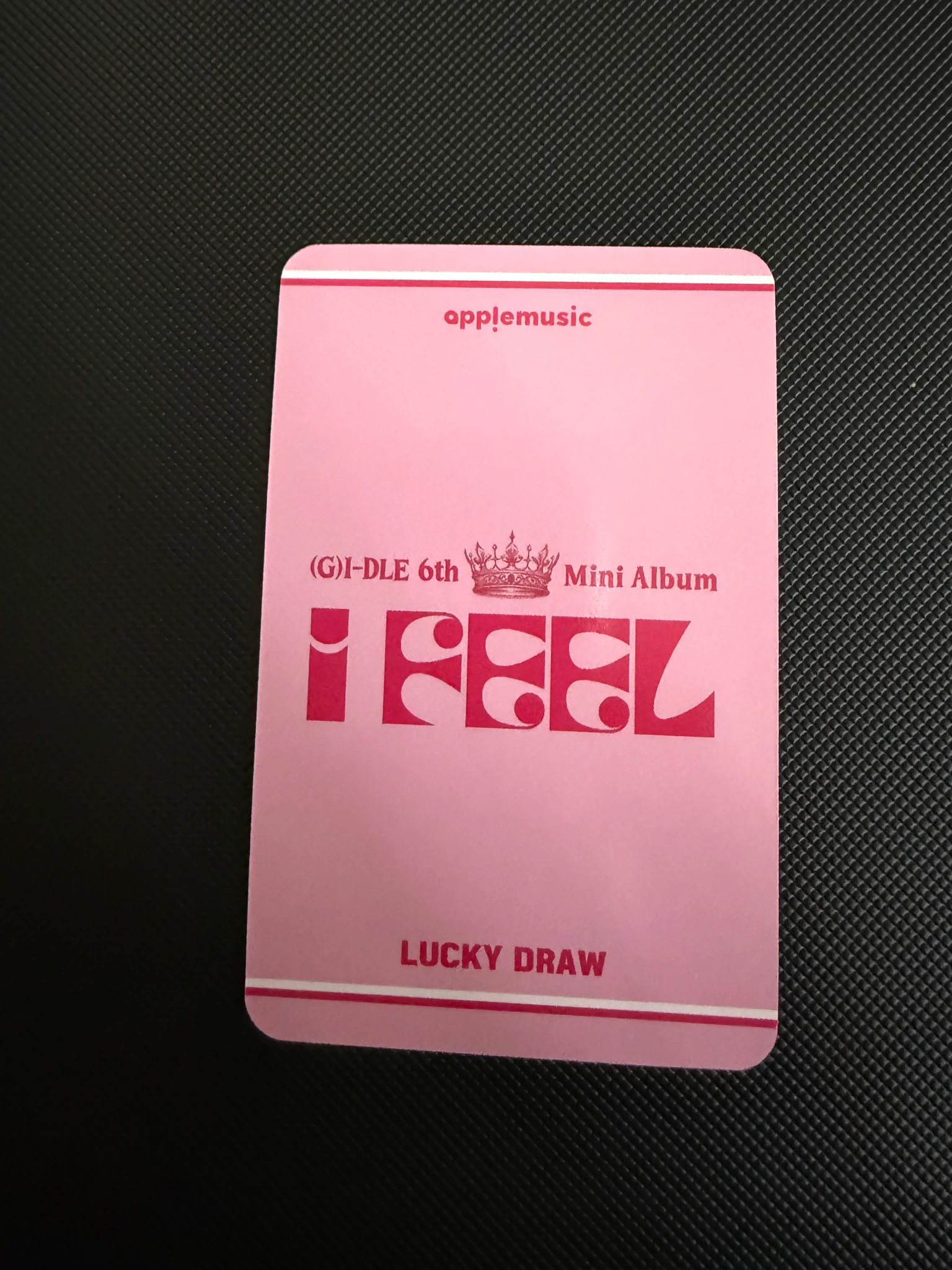 i-dle Miyeon i-dle - Miyeon - I Feel Album apple music lucky draw pre-order benefit (pob) listing photo 2
