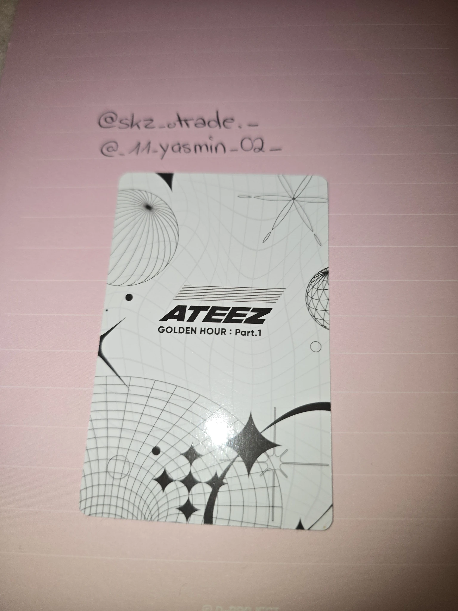 ATEEZ Mingi ATEEZ - Mingi - Golden Hour : Part.1 Album europe (EU) exclusive look up version hello82 listing photo 2