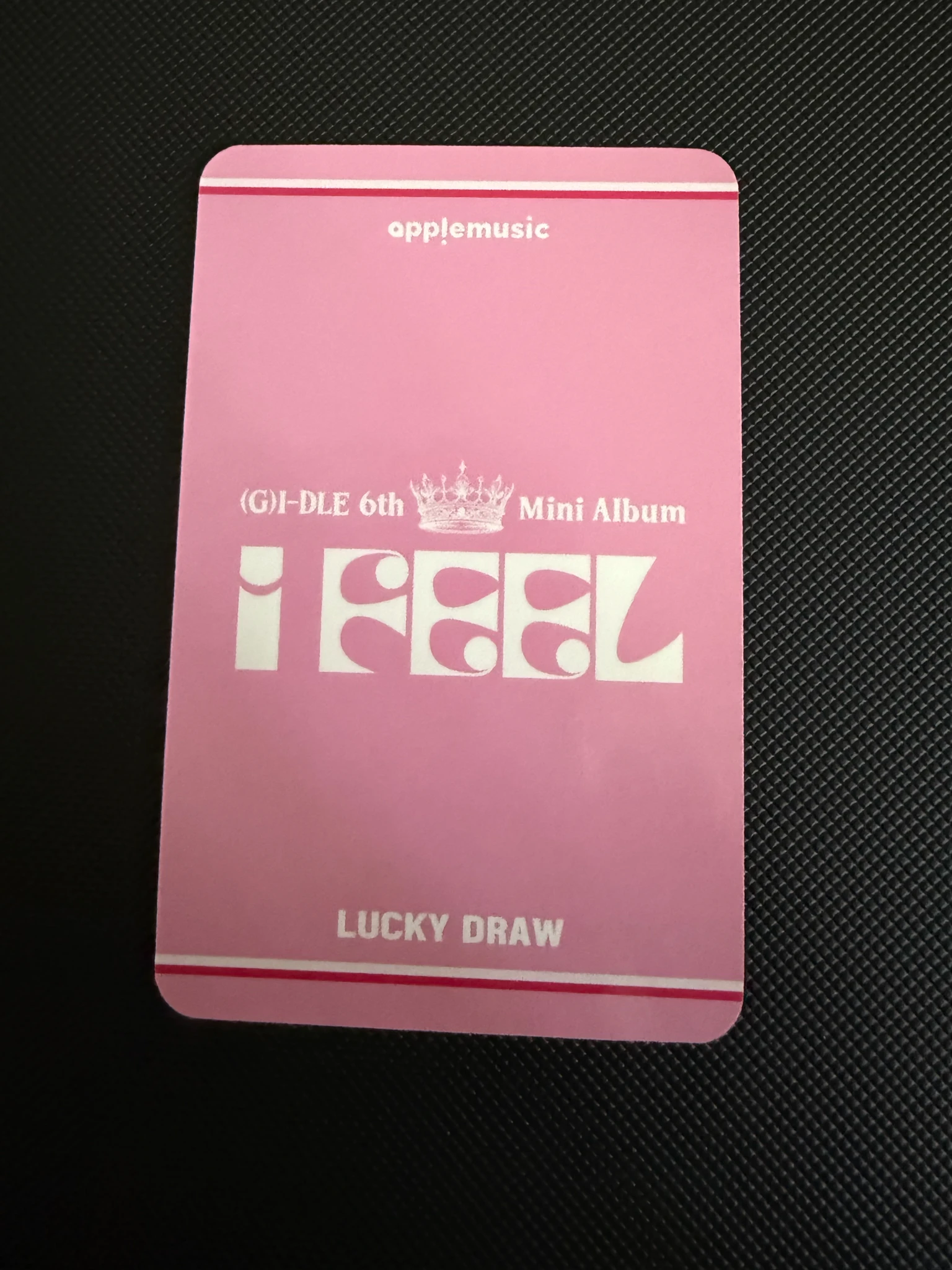 i-dle i-dle - Miyeon - I Feel Album apple music lucky draw polaroid pre-order benefit (pob) listing photo 2