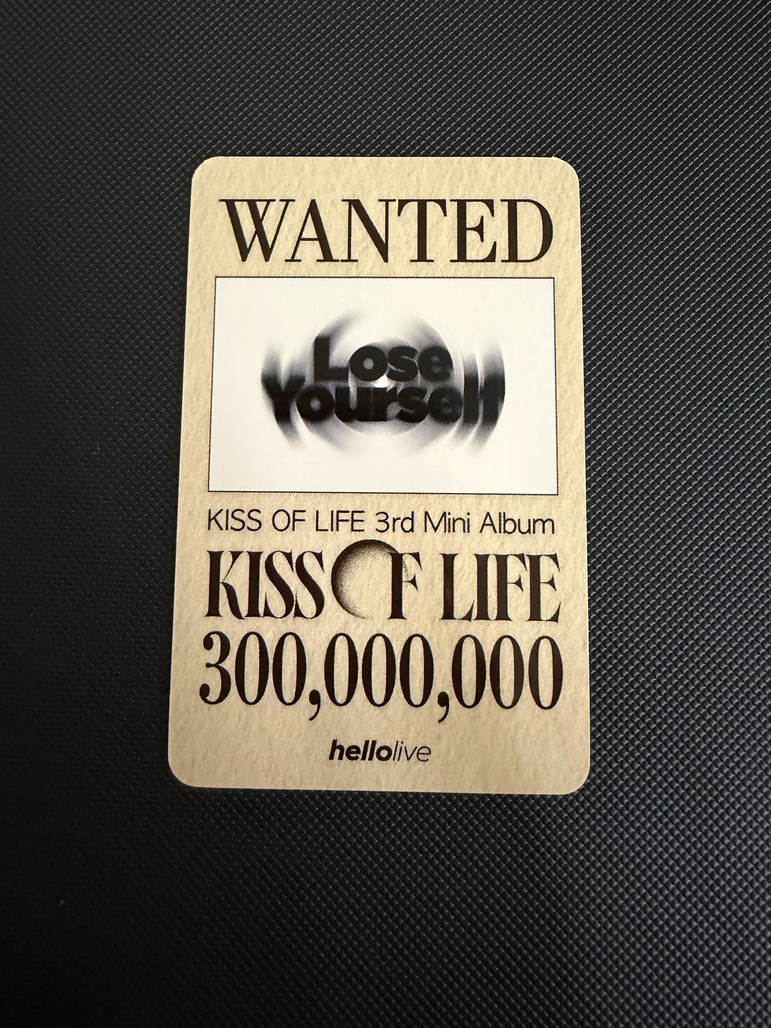 KISS OF LIFE Haneul KISS OF LIFE - Haneul - Lose Yourself Album hellolive pob (pre-order benefit) listing photo 2