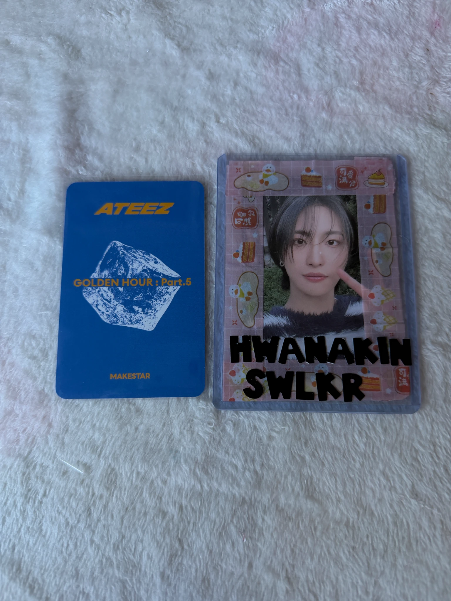 ATEEZ San ATEEZ - San - GOLDEN HOUR : Part.5 Album makestar pob (pre-order benefit) listing photo 2