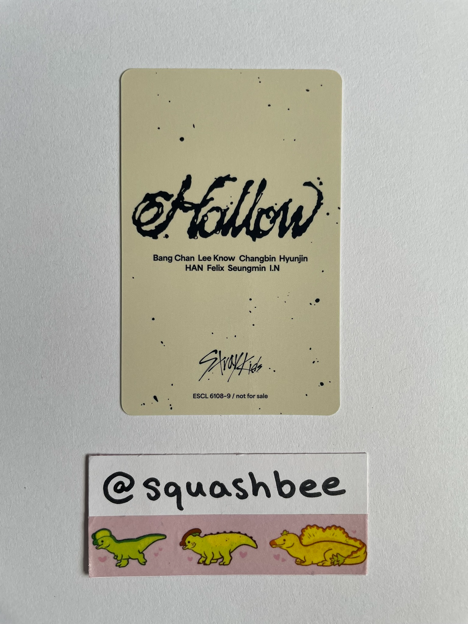 Stray Kids Bang Chan Stray Kids - Bang Chan - Hollow Album album photocard japan listing photo 2
