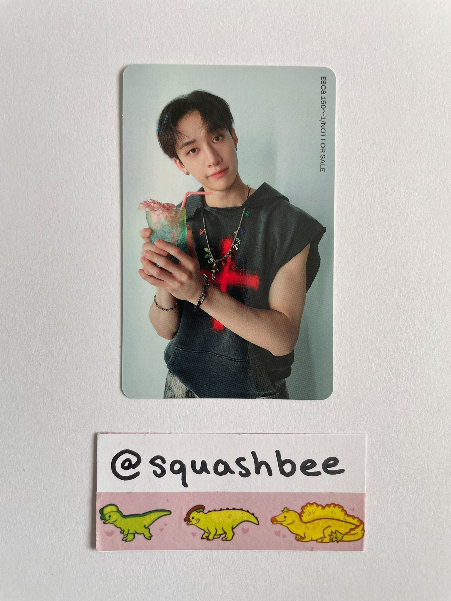 Stray Kids Bang Chan Stray Kids - Bang Chan - Social Path Album album photocard jpfc (japan fanclub) double-sided front side listing photo 2