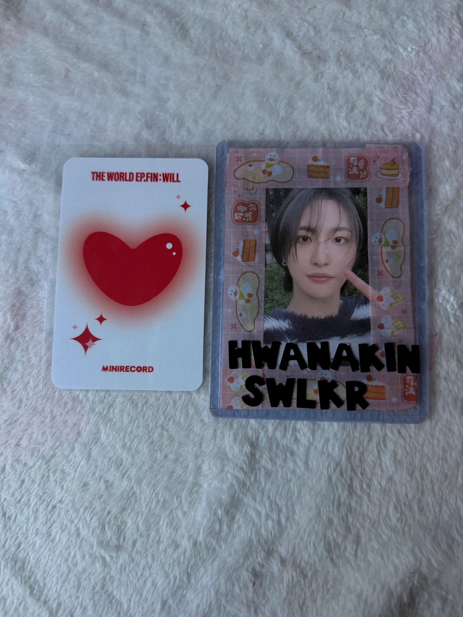 ATEEZ Seonghwa ATEEZ - Seonghwa - THE WORLD EP.FIN: WILL Album minirecord shop fansign video call (fancall) round 5 listing photo 2