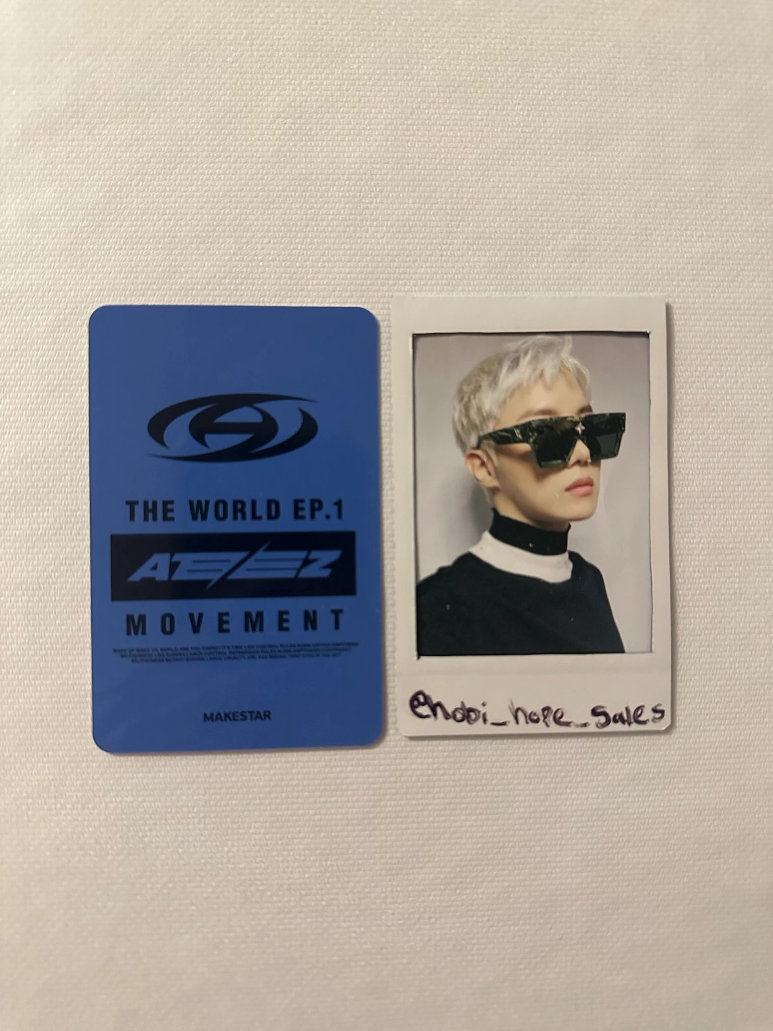ATEEZ Hongjoong ATEEZ - Hongjoong - THE WORLD EP.1 : MOVEMENT Album makestar round 6 listing photo 2