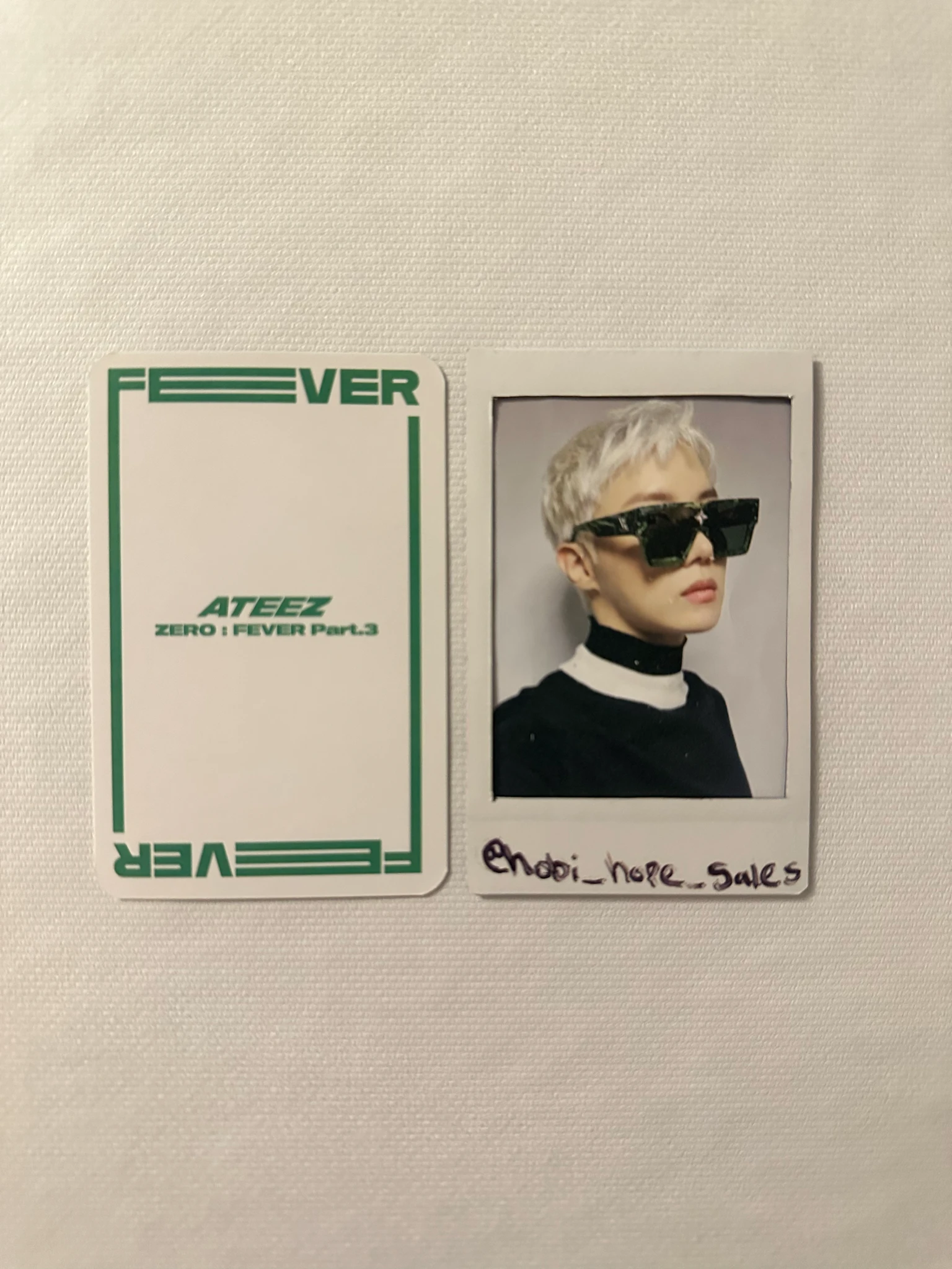 ATEEZ Hongjoong ATEEZ - Hongjoong - ZERO : FEVER Part.3 Album apple music pob (pre-order benefit) listing photo 2