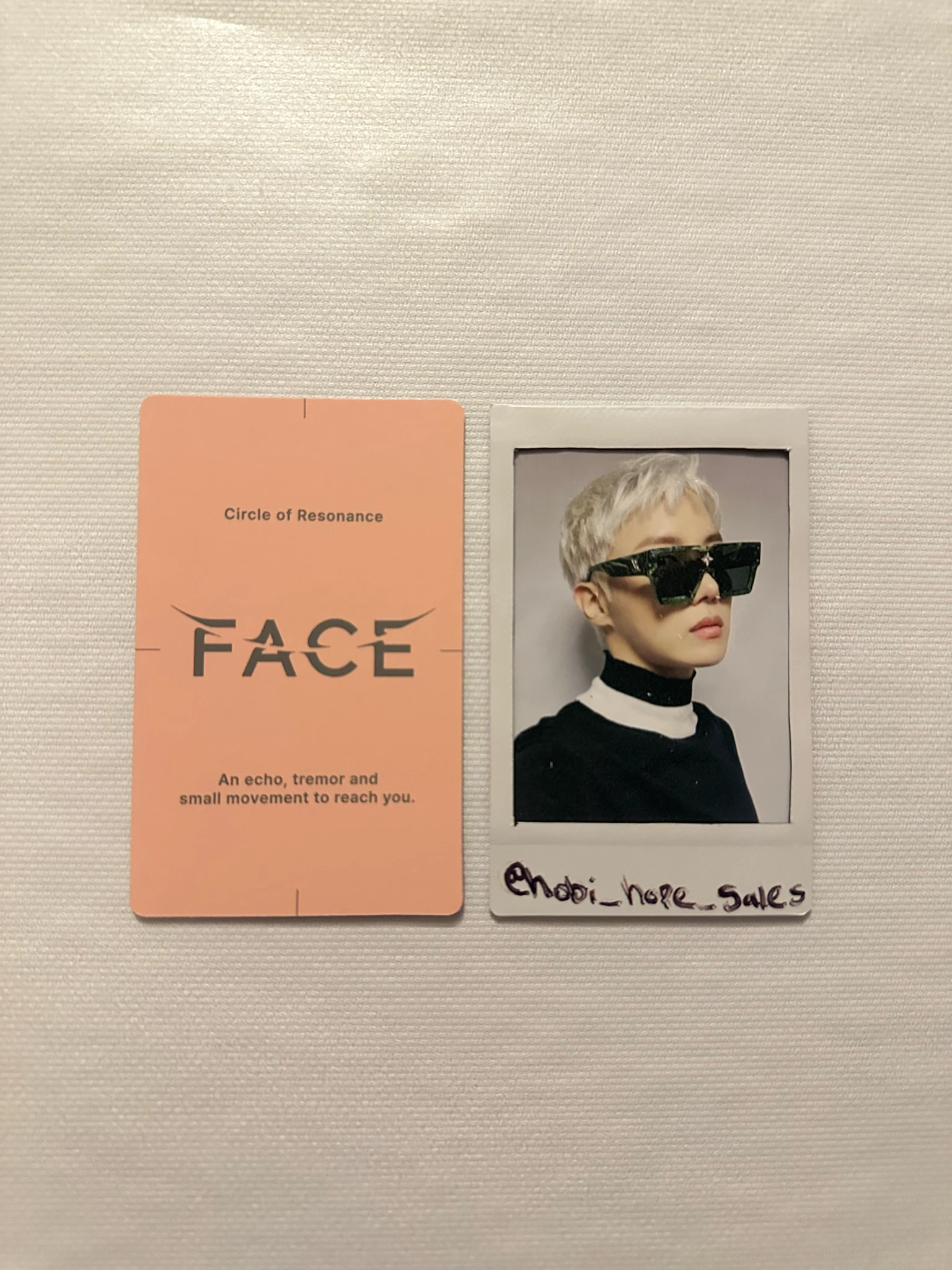BTS Jimin BTS - Jimin - Face Album album photocard invisible face ver. undefinable face ver. listing photo 2