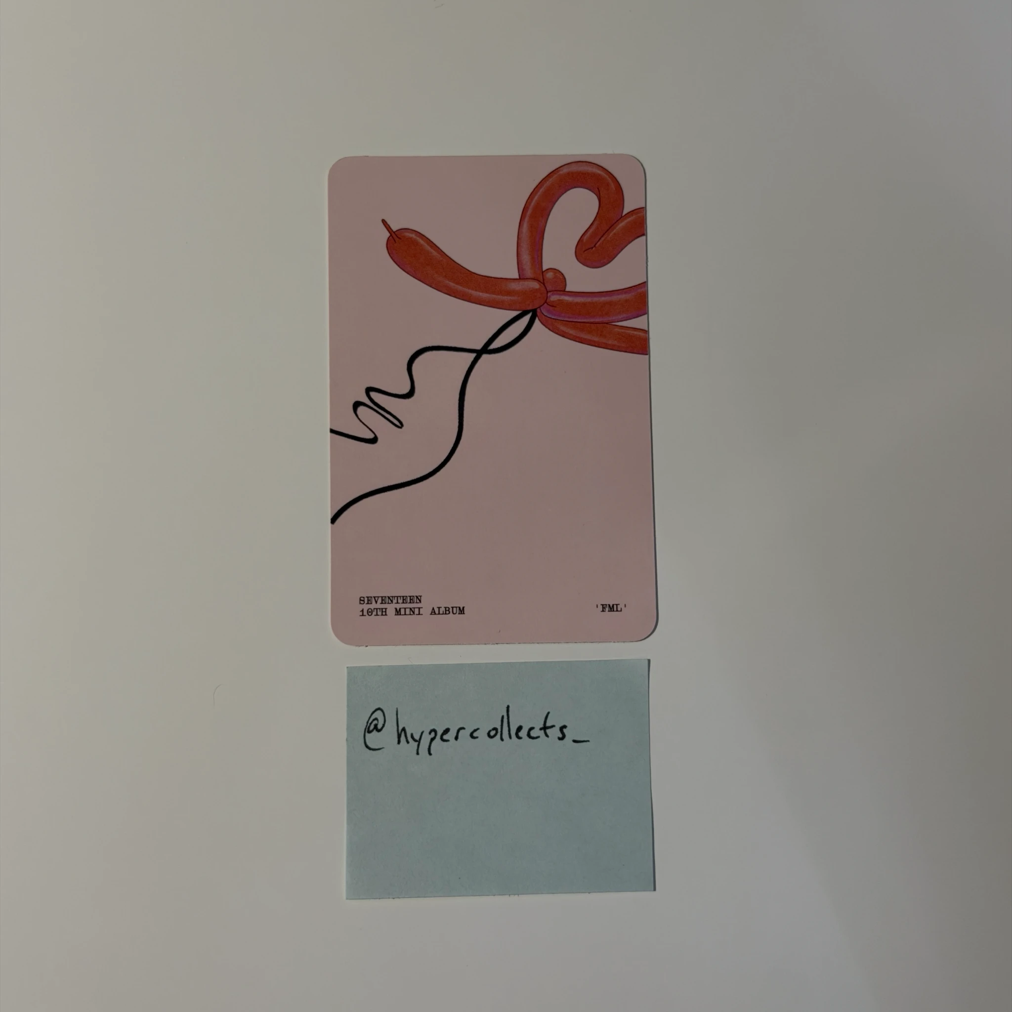 SEVENTEEN DK SEVENTEEN - DK - FML Album album photocard carat version listing photo 2