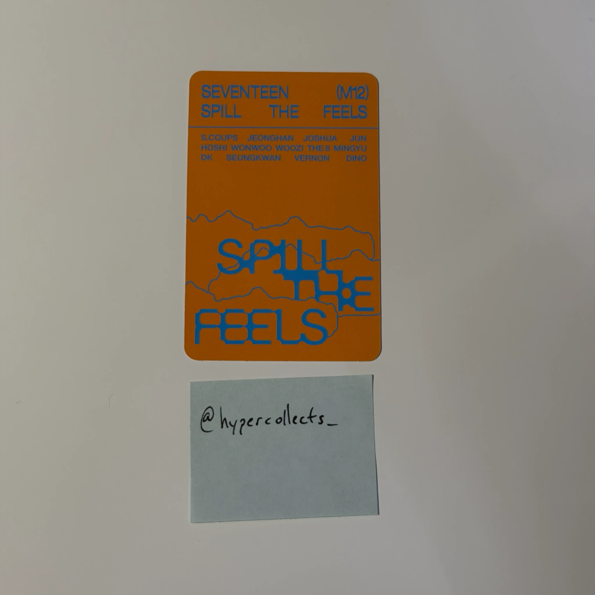 SEVENTEEN Wonwoo SEVENTEEN - Wonwoo - Spill the Feels Album album photocard feel you version listing photo 2
