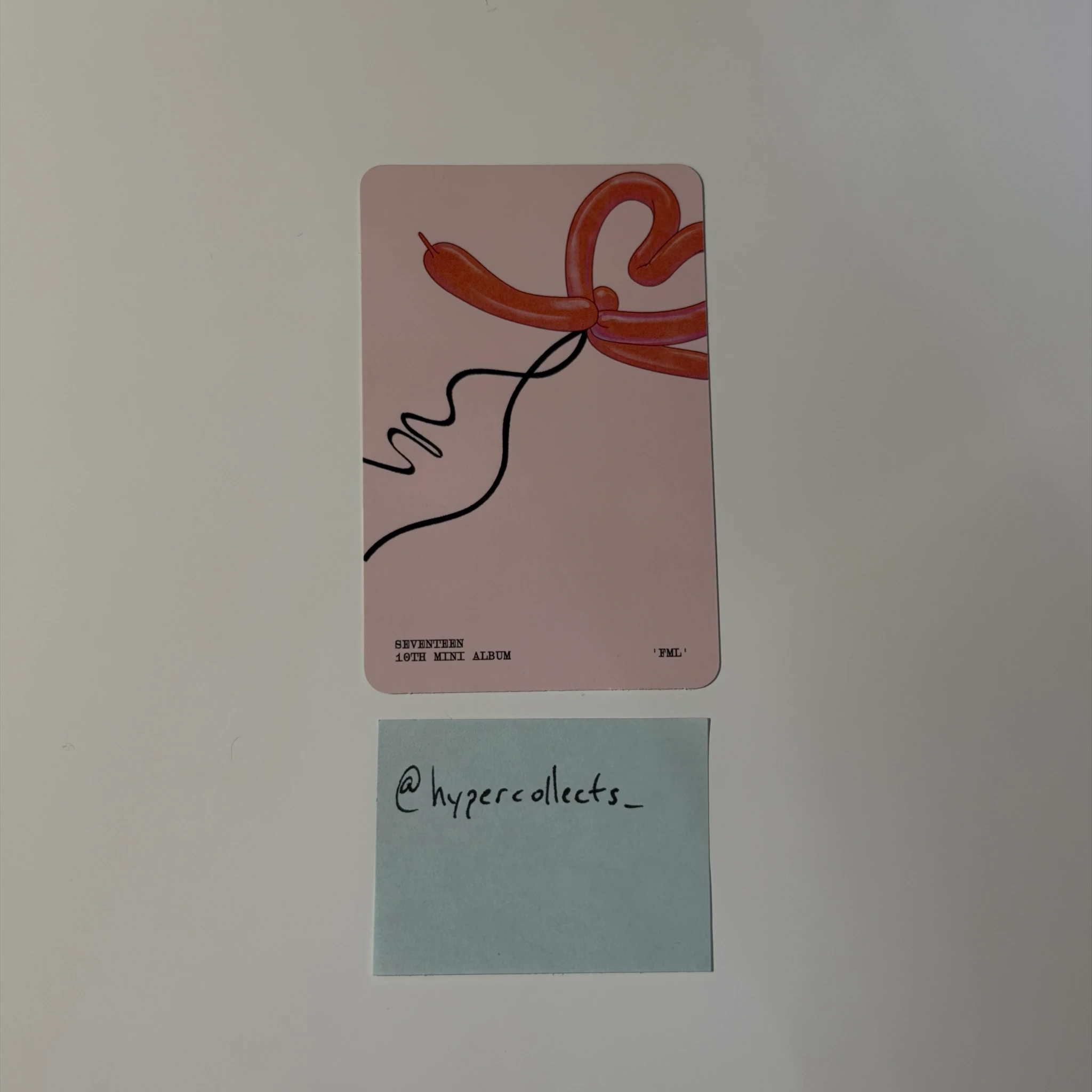 SEVENTEEN Mingyu SEVENTEEN - Mingyu - FML Album album photocard carat version listing photo 2