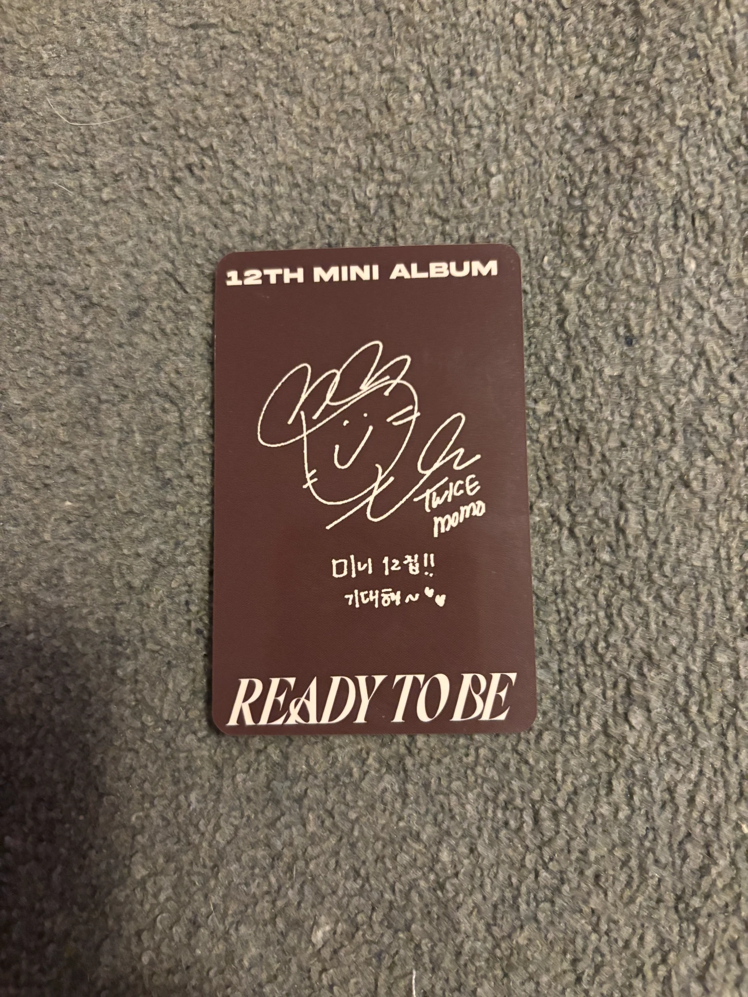 TWICE Momo TWICE-Momo-Album-READY TO BE listing photo 2