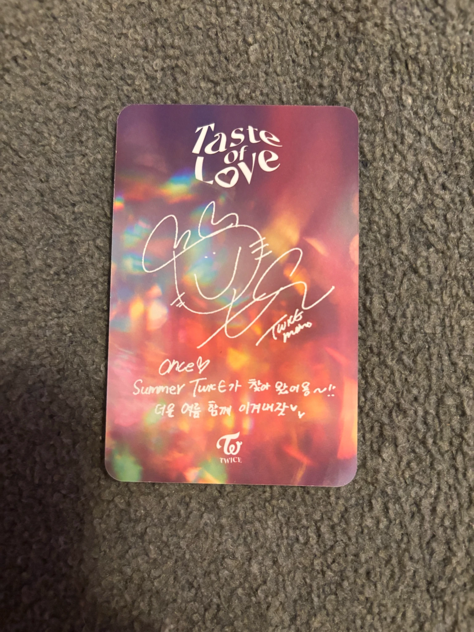TWICE Momo TWICE - Momo - Taste of Love Album album photocard listing photo 2