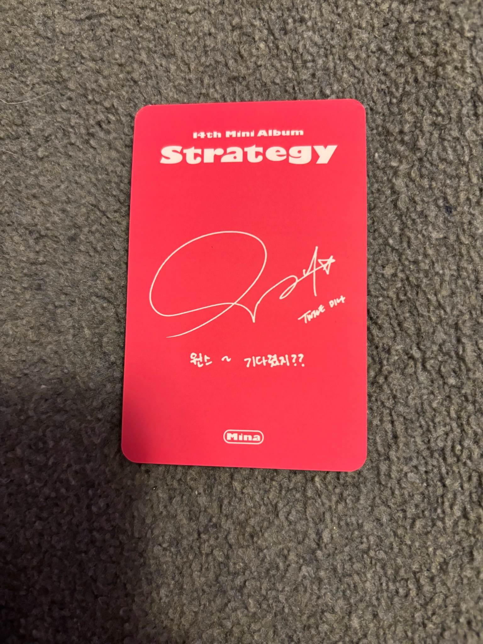 TWICE Mina TWICE-Mina-Album-strategy listing photo 2