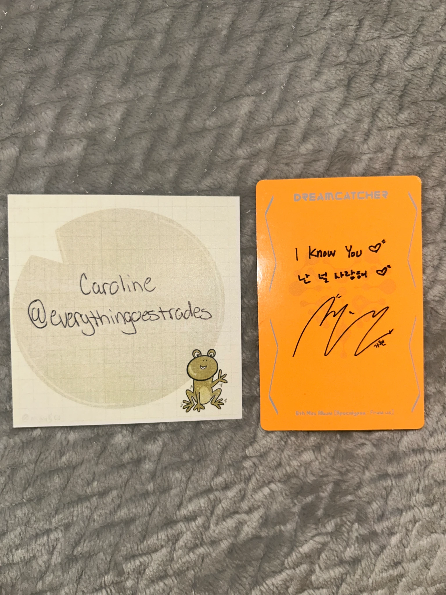 Dreamcatcher Gahyun Dreamcatcher - Gahyun - Apocalypse : From us Album A version Y version album photocard korean album listing photo 2