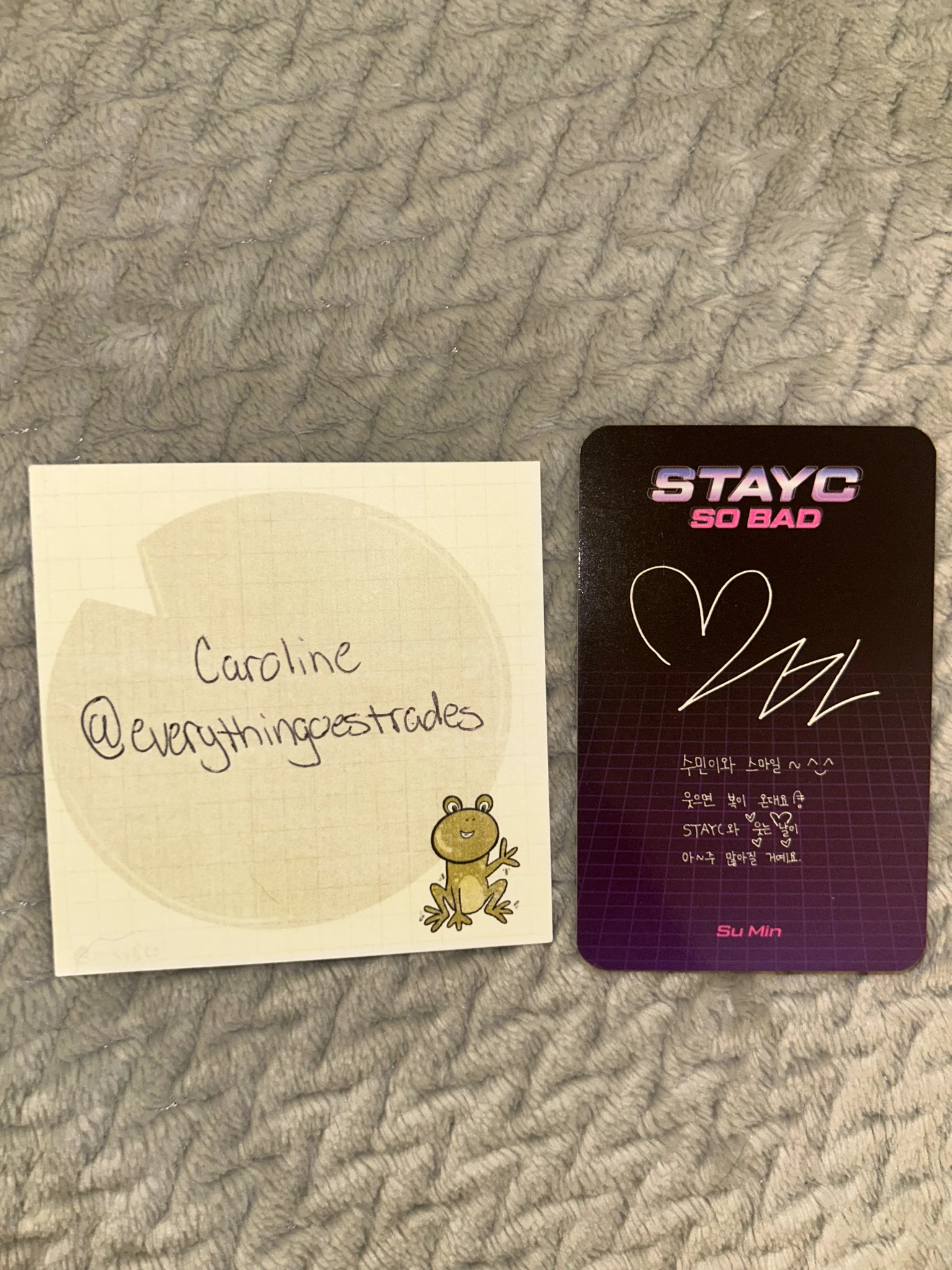 STAYC Sumin STAYC - Sumin - Star To A Young Culture Album album photocard listing photo 2