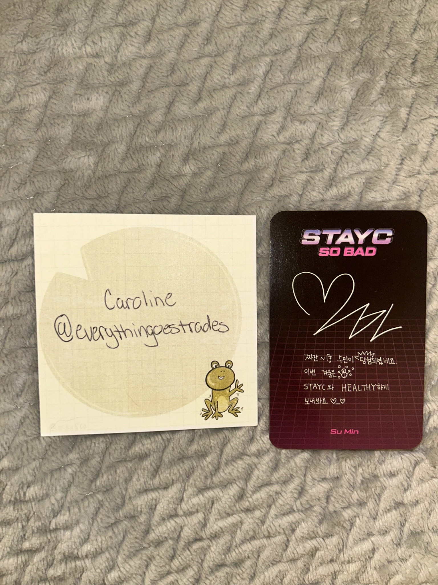 STAYC Sumin STAYC - Sumin - Star To A Young Culture Album album photocard listing photo 2