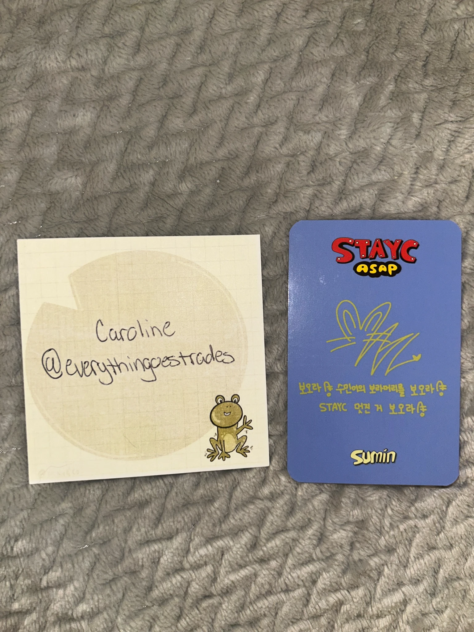STAYC Sumin STAYC - Sumin - STAYDOM Album album photocard listing photo 2