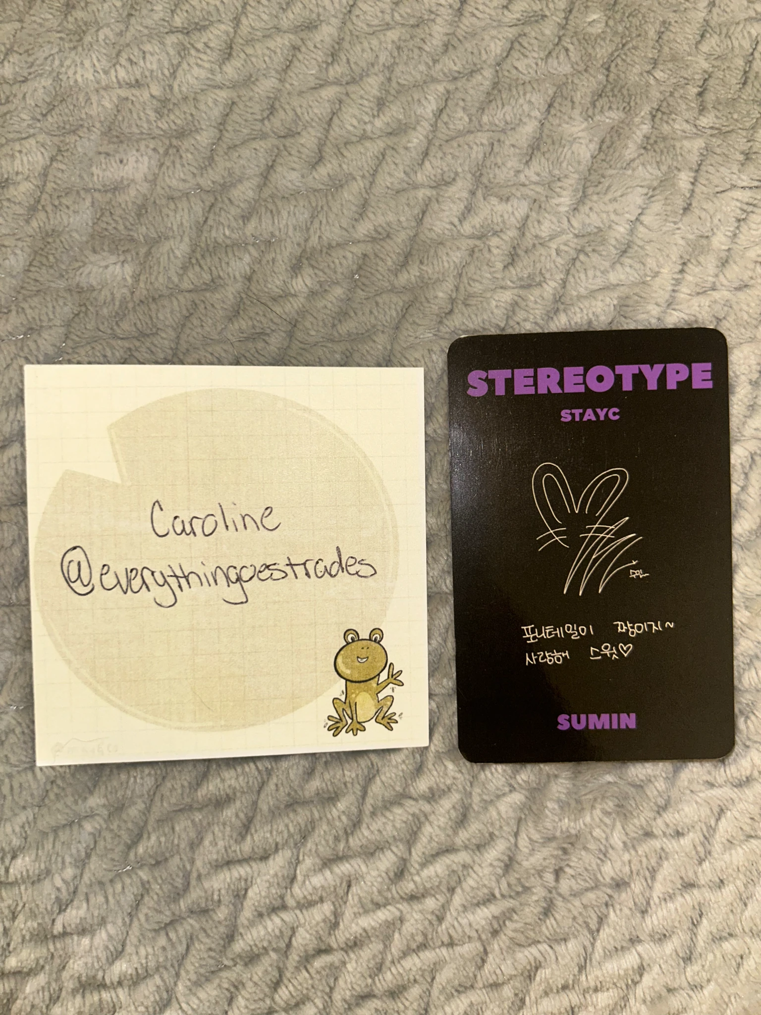 STAYC Sumin STAYC - Sumin - STEREOTYPE Album album photocard photobook version A version listing photo 2