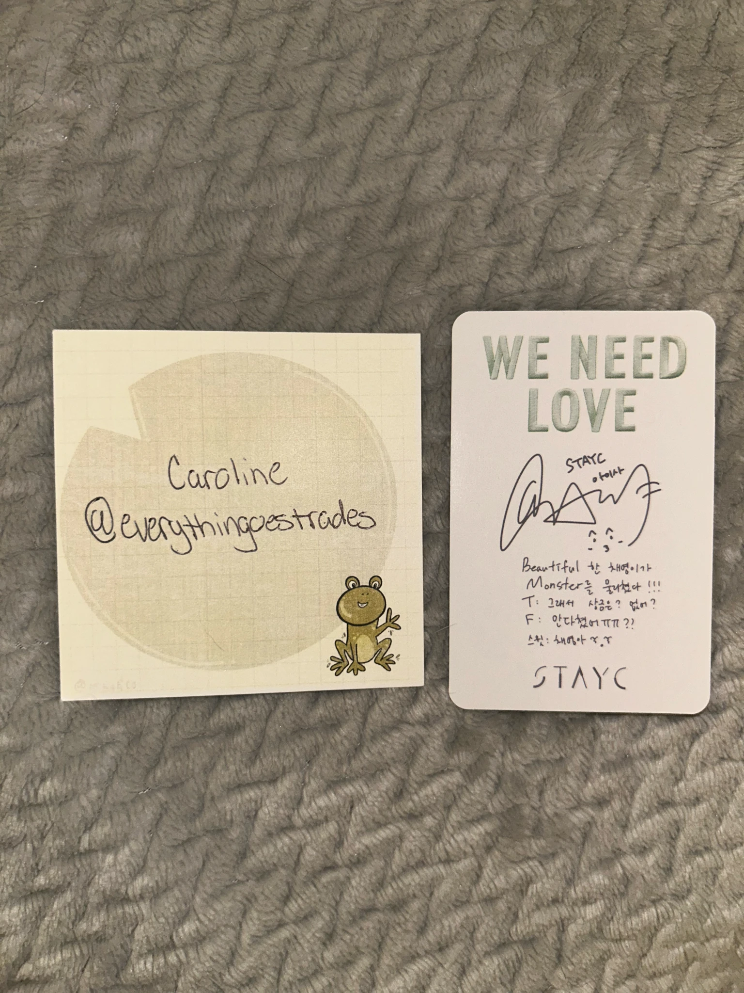 STAYC Isa STAYC - Isa - WE NEED LOVE Album album photocard listing photo 2
