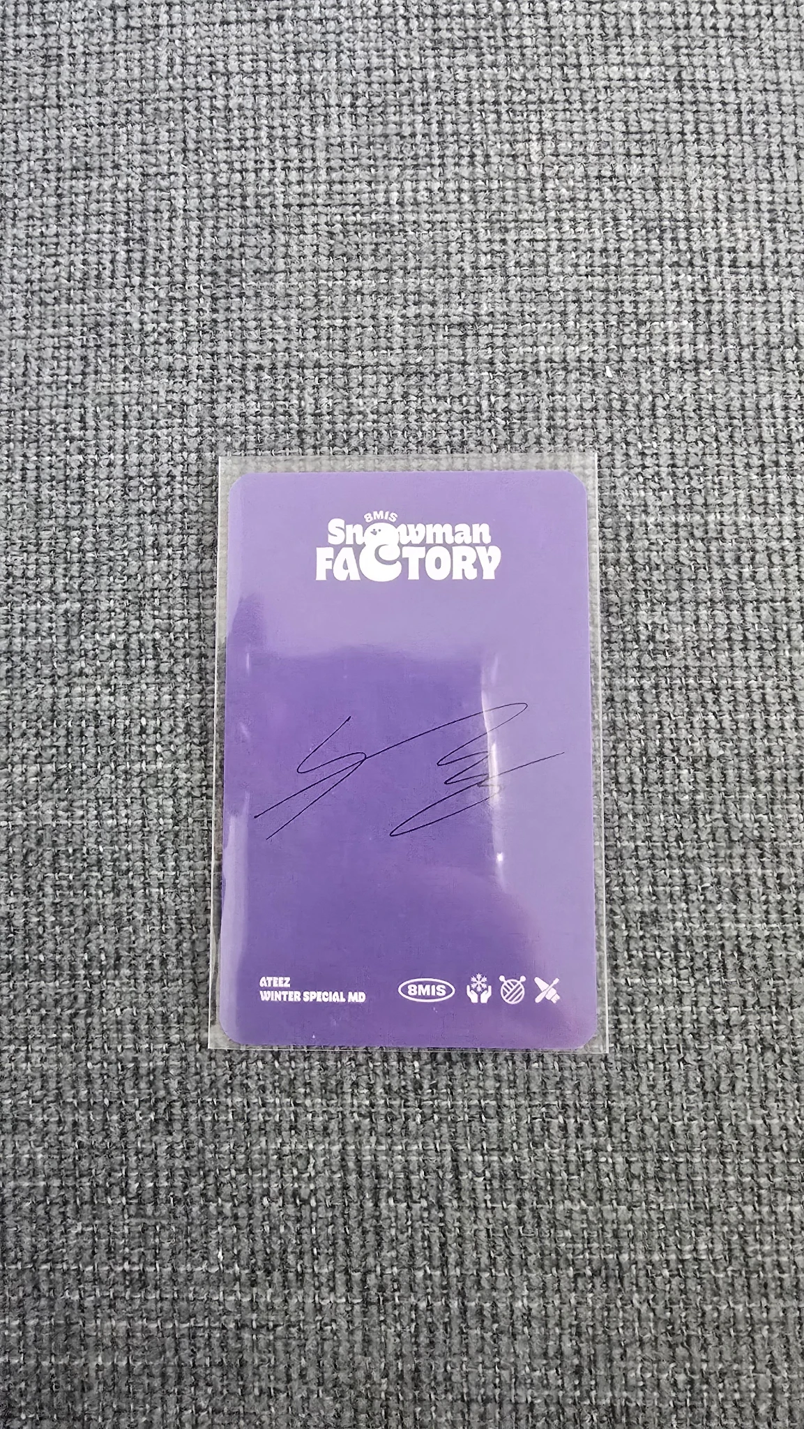 ATEEZ Mingi ATEEZ - Mingi - 8M1S Snowman Factory Other signed version listing photo 2