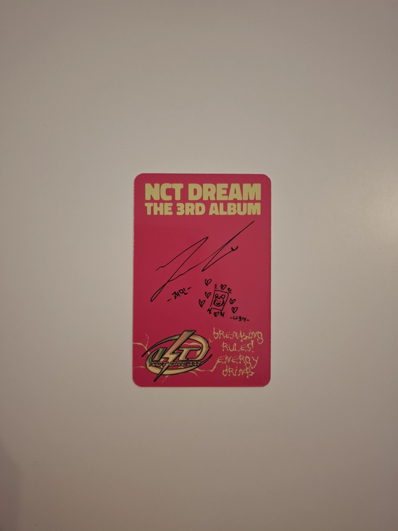 NCT DREAM Jaemin NCT DREAM - Jaemin - ISTJ Album poster ver. listing photo 2