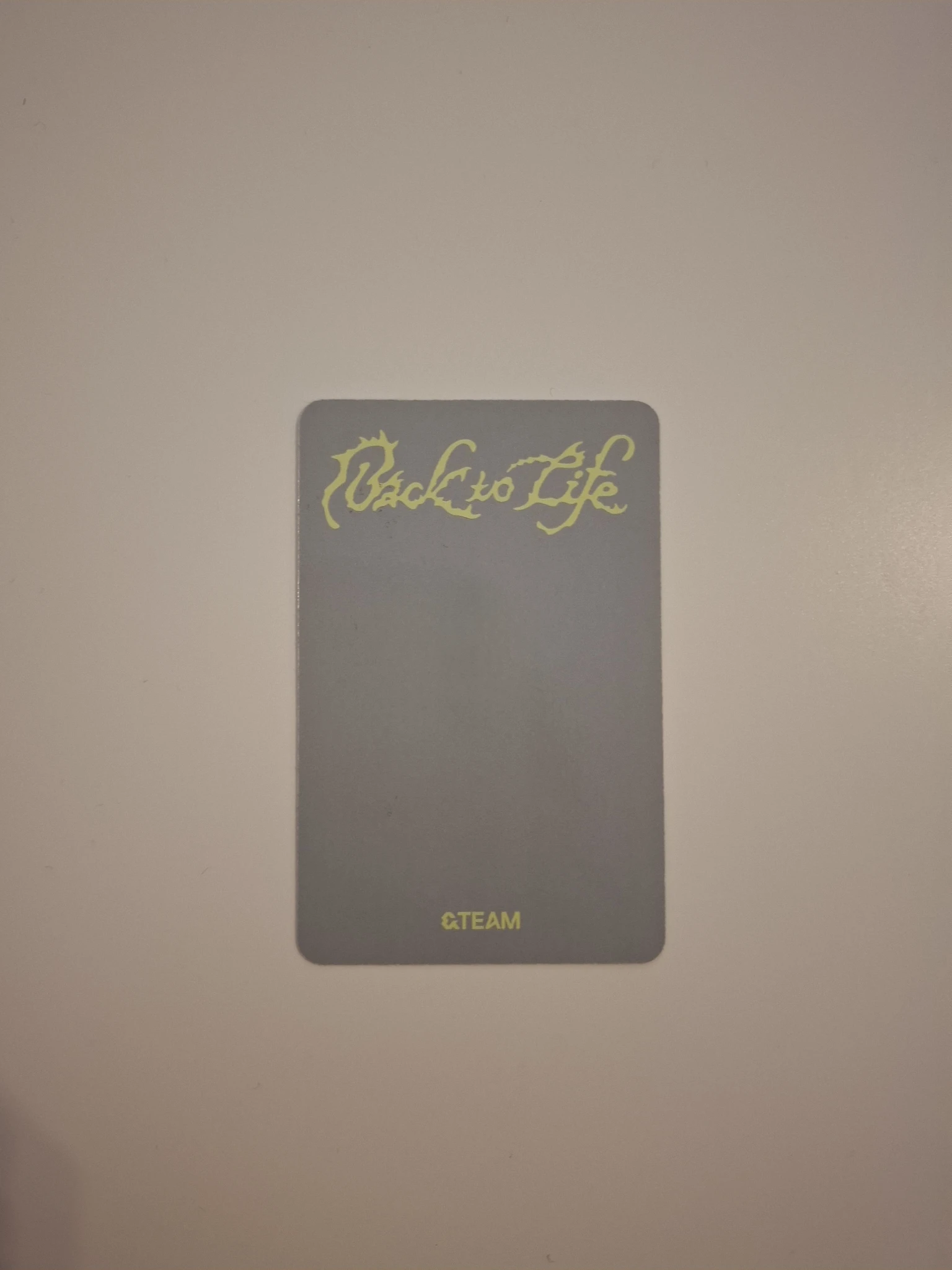 &TEAM EJ &TEAM - EJ - Back to Life  Album album photocard breath version listing photo 2