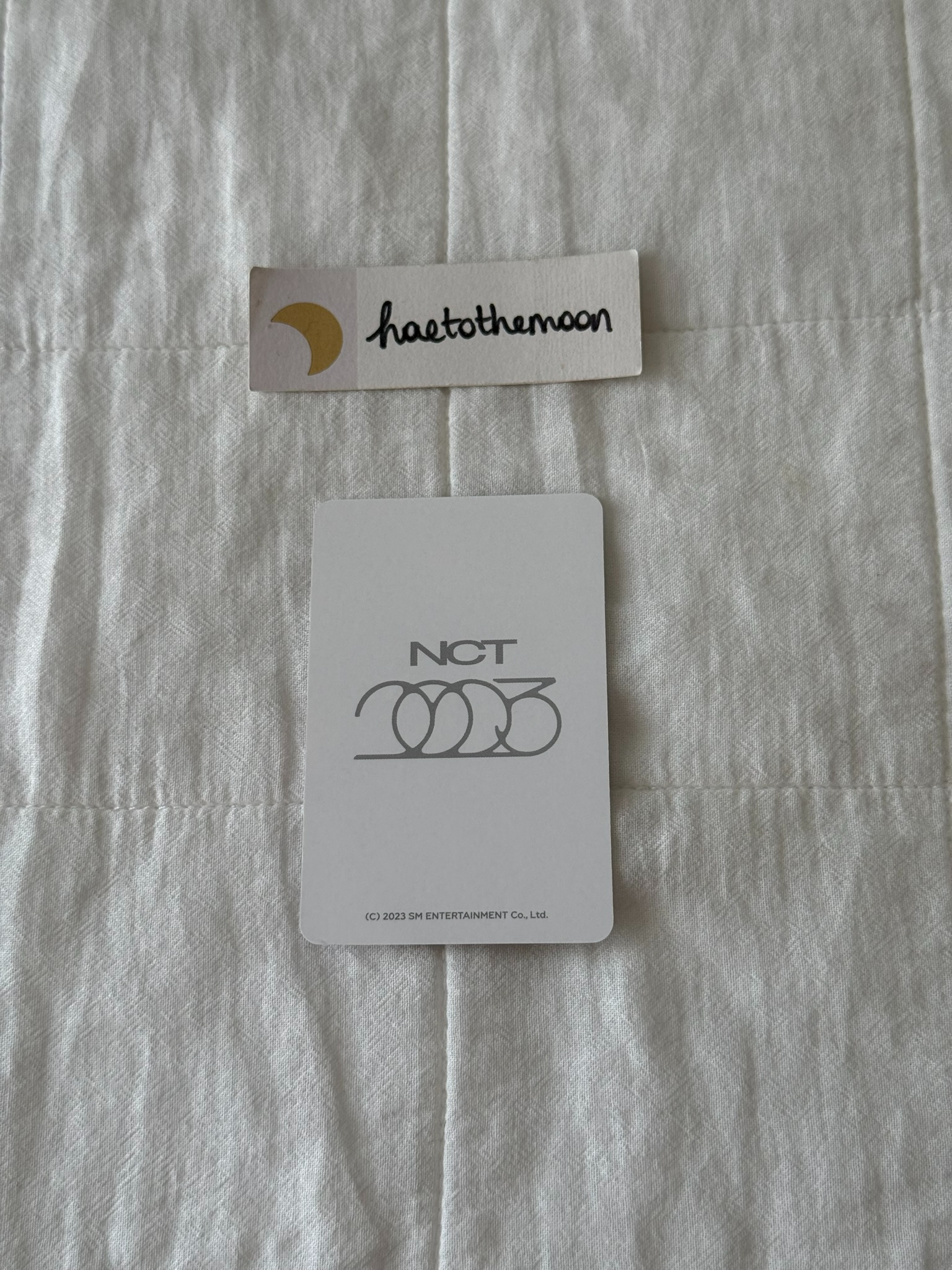NCT Chenle NCT - Chenle - NCT NATION: To The World Event white version selfie trading card merch photocard listing photo 2