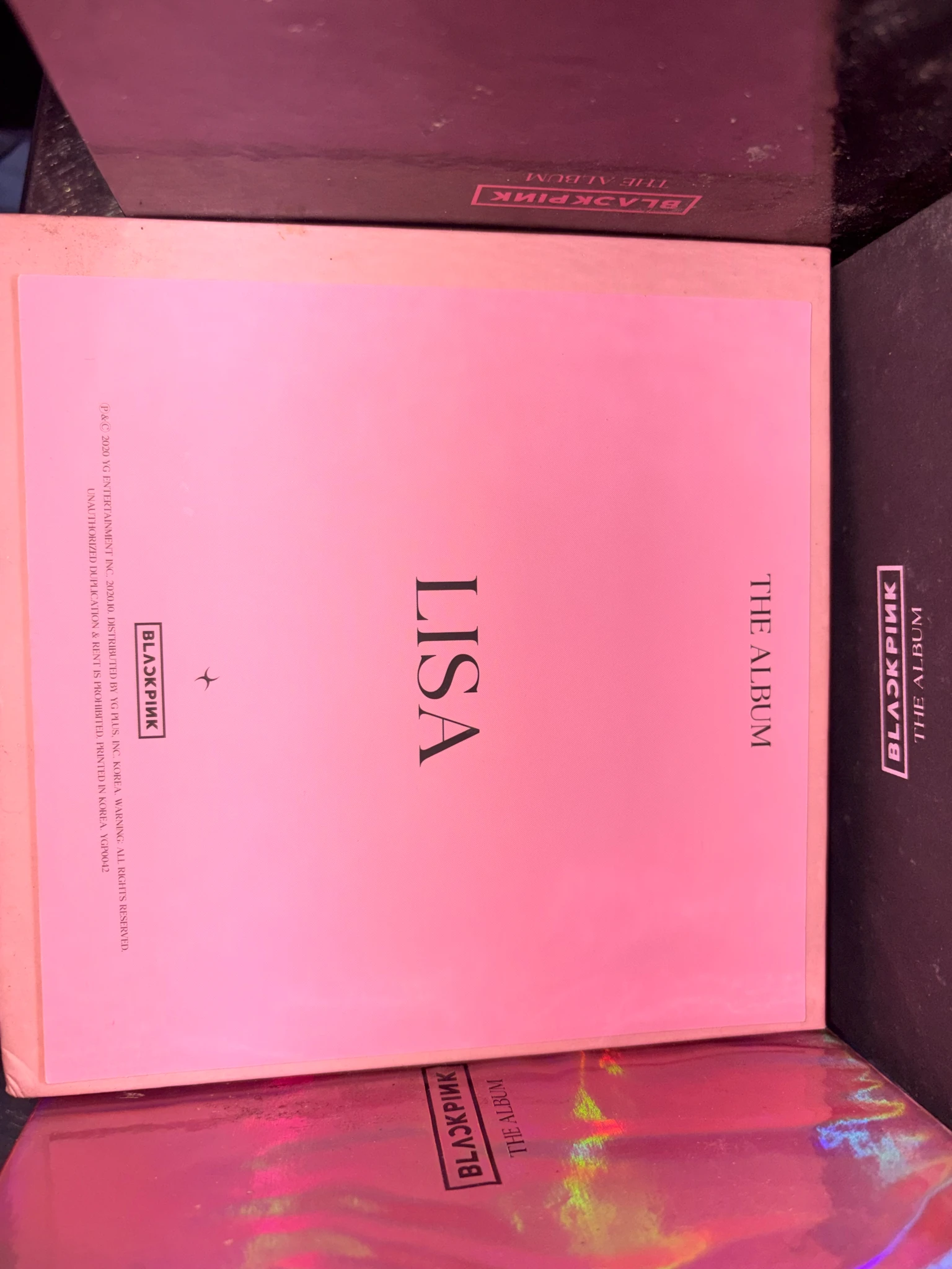 BLACKPINK Lisa BLACKPINK - Lisa - THE ALBUM Album postcard set album inclusion version 2 listing photo 2