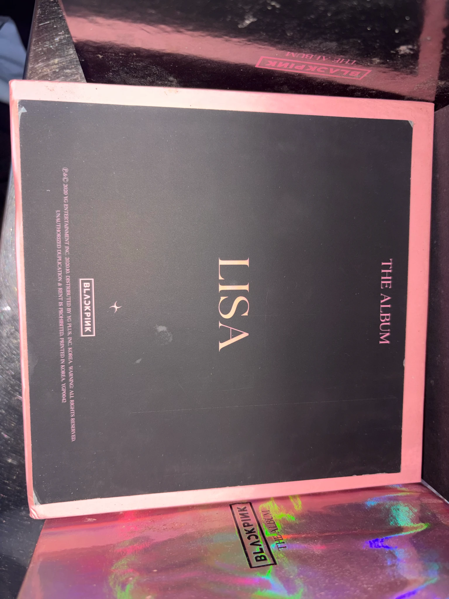 BLACKPINK Lisa BLACKPINK - Lisa - THE ALBUM Album postcard set album inclusion version 3 listing photo 2