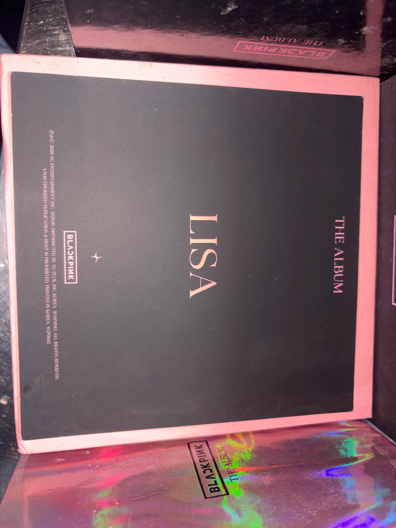 BLACKPINK Lisa BLACKPINK - Lisa - THE ALBUM Album postcard set album inclusion version 1 listing photo 2