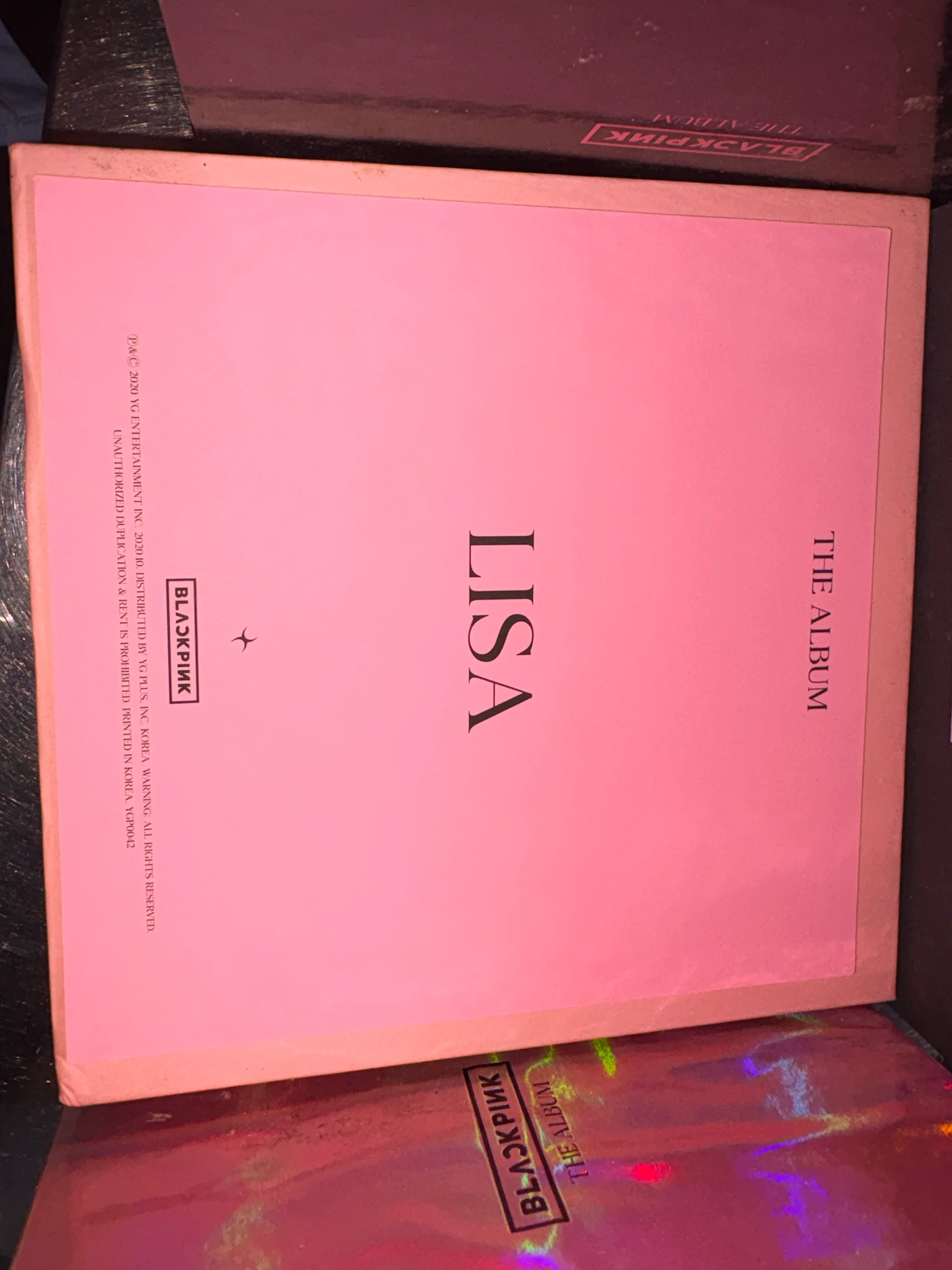 BLACKPINK Lisa BLACKPINK - Lisa - THE ALBUM Album postcard set album inclusion version 3 listing photo 2