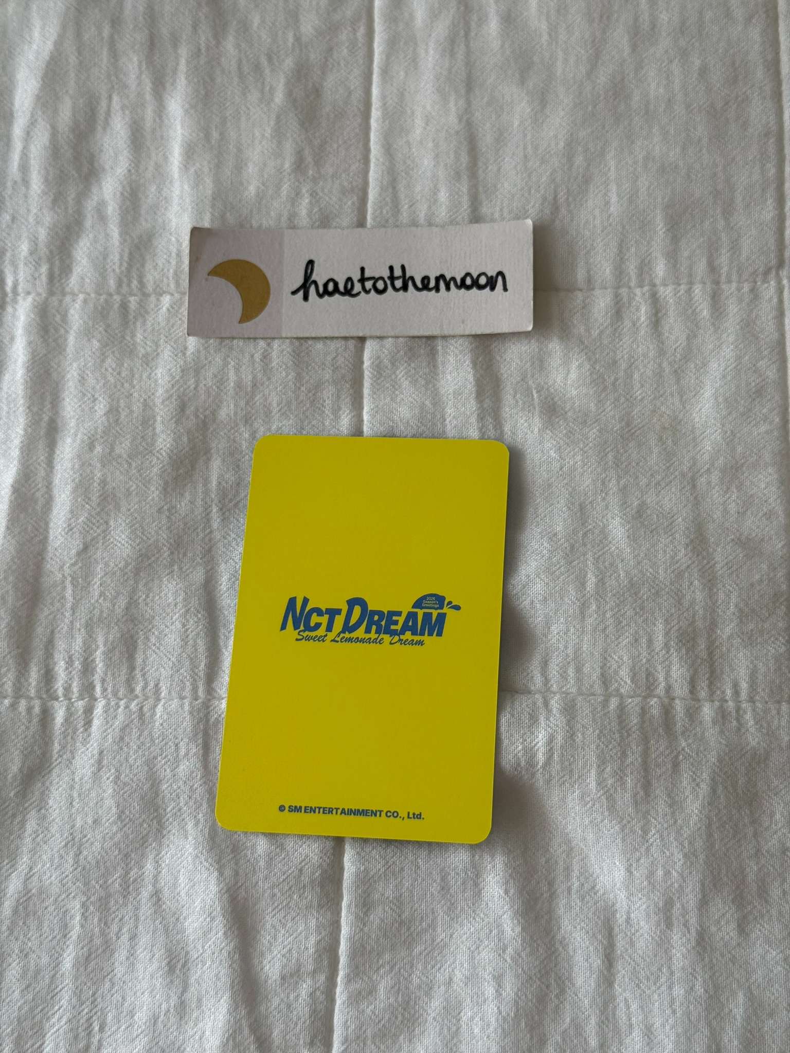 NCT DREAM Chenle NCT DREAM - Chenle - 2026 Season’s Greetings Other trading card A version merch photocard listing photo 2