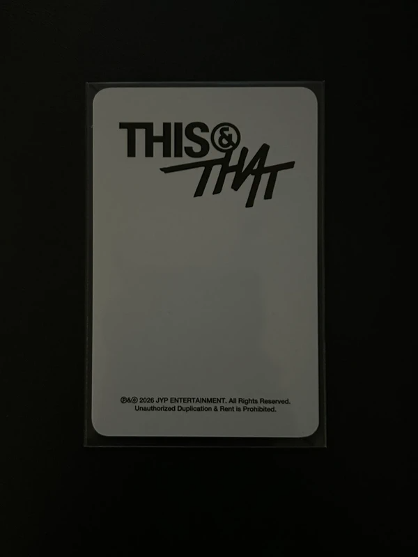 Stray Kids Hyunjin Stray Kids - Hyunjin - This & That Album pob (pre-order benefit) soundwave listing photo 2