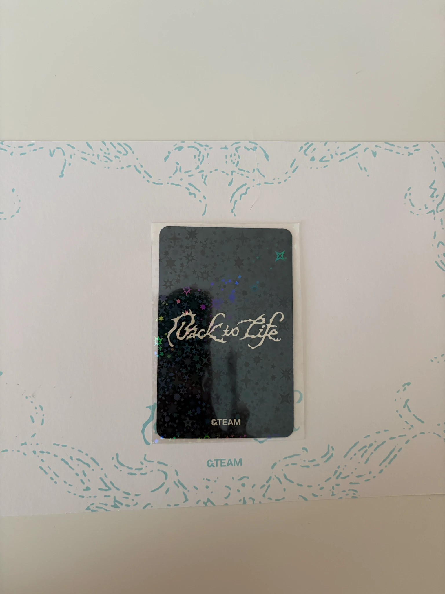 &TEAM K &TEAM - K - Back to Life  Album roar version A version album photocard listing photo 2