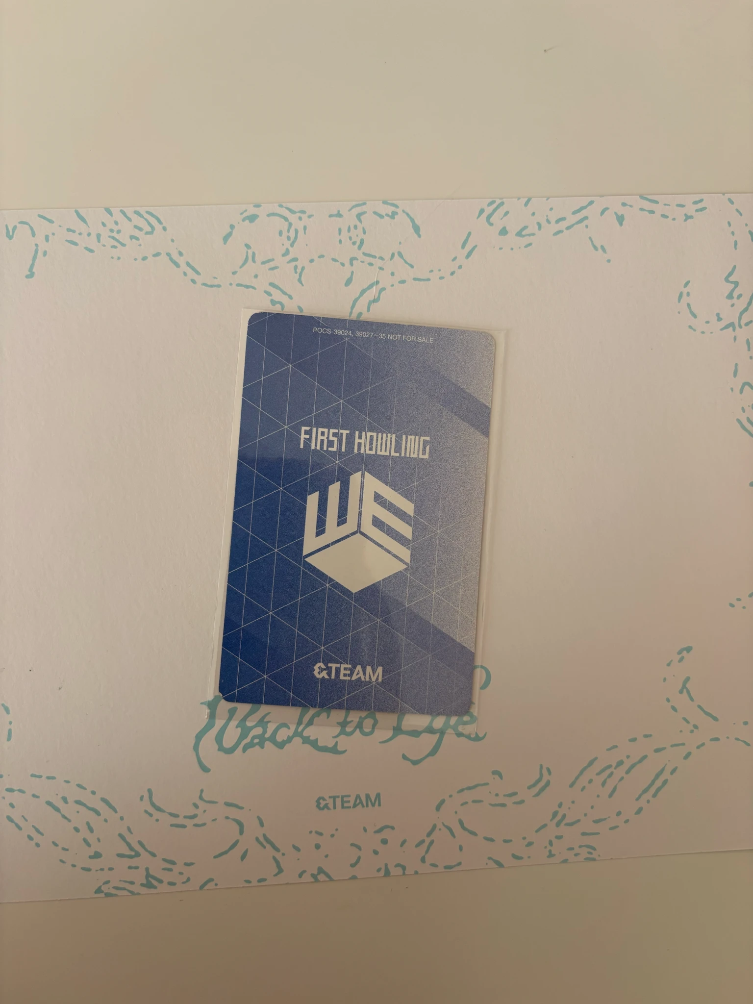 &TEAM Jo &TEAM - Jo - First Howling : WE EP Album limited ver. listing photo 2