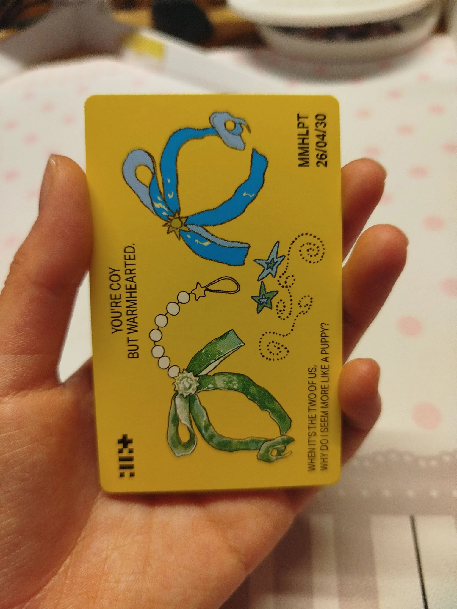 ILLIT ILLIT - Wonhee & Moka - MAMIHLAPINATAPAI Album album photocard weverse album version listing photo 2