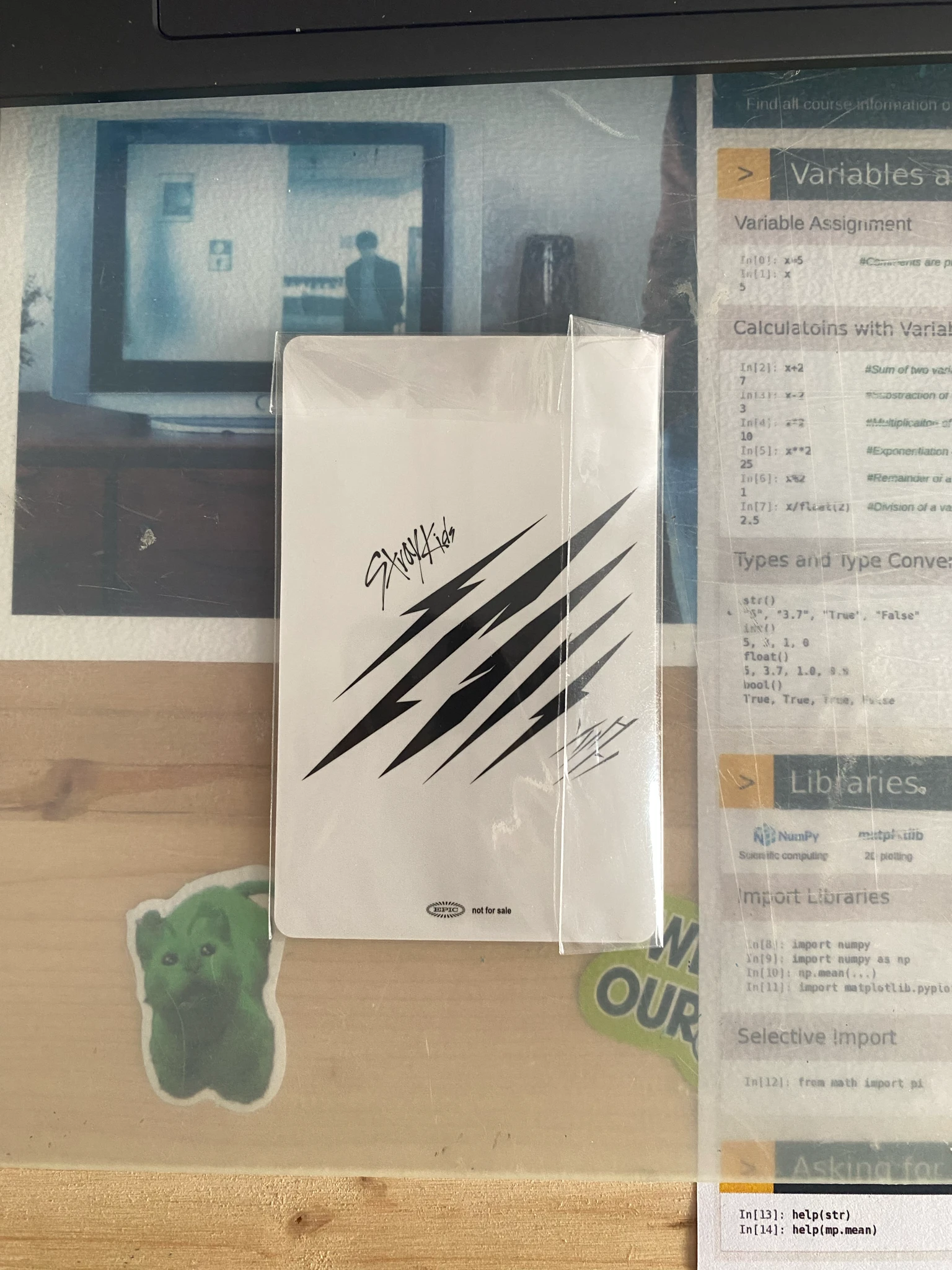 Stray Kids Stray Kids - Lee Know & HAN - Scars Album album photocard jpfc (japan fanclub) listing photo 2
