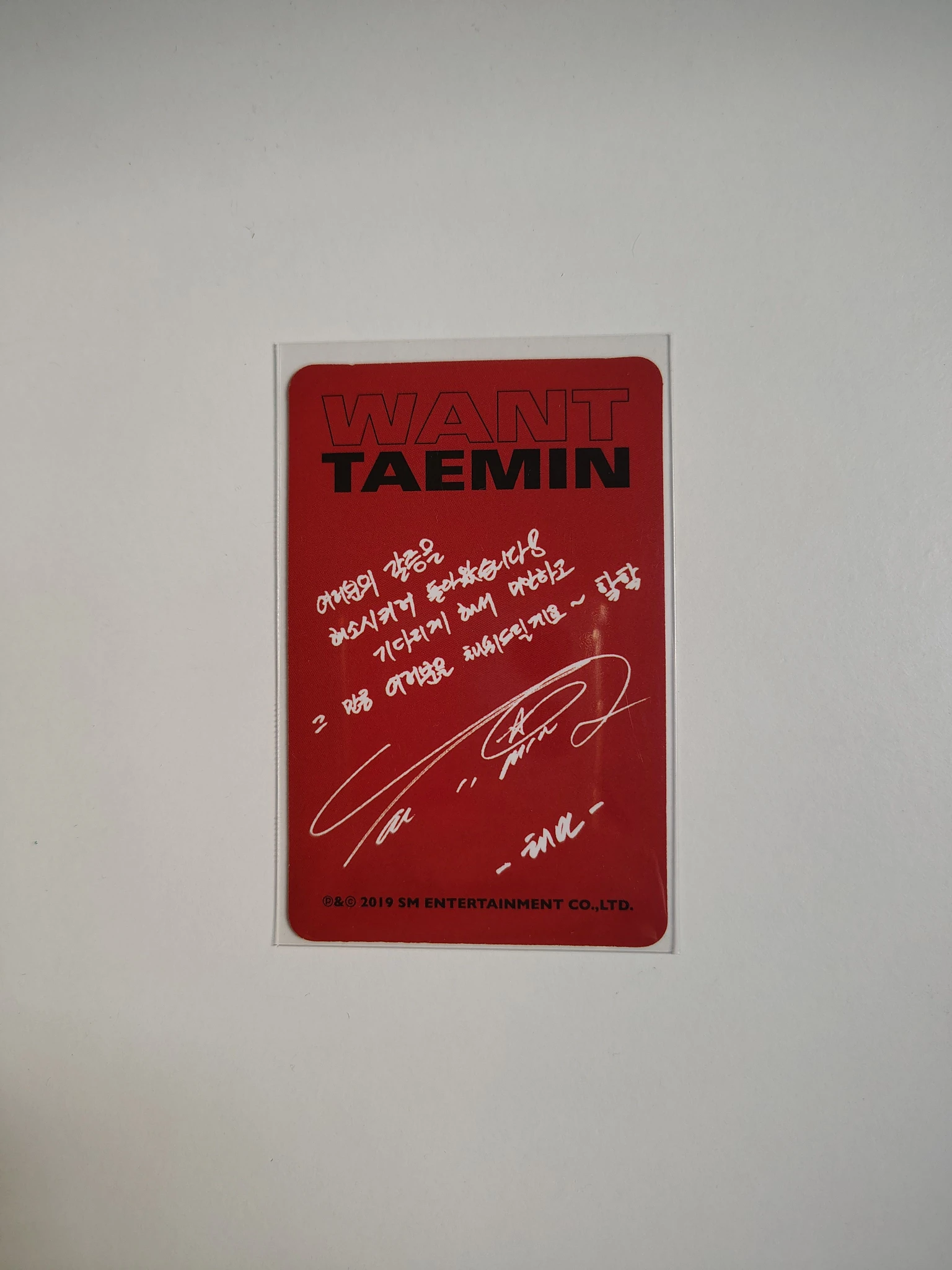 Taemin Taemin Taemin - Taemin - WANT - The 2nd Mini Album Album korean album album photocard more ver. listing photo 2