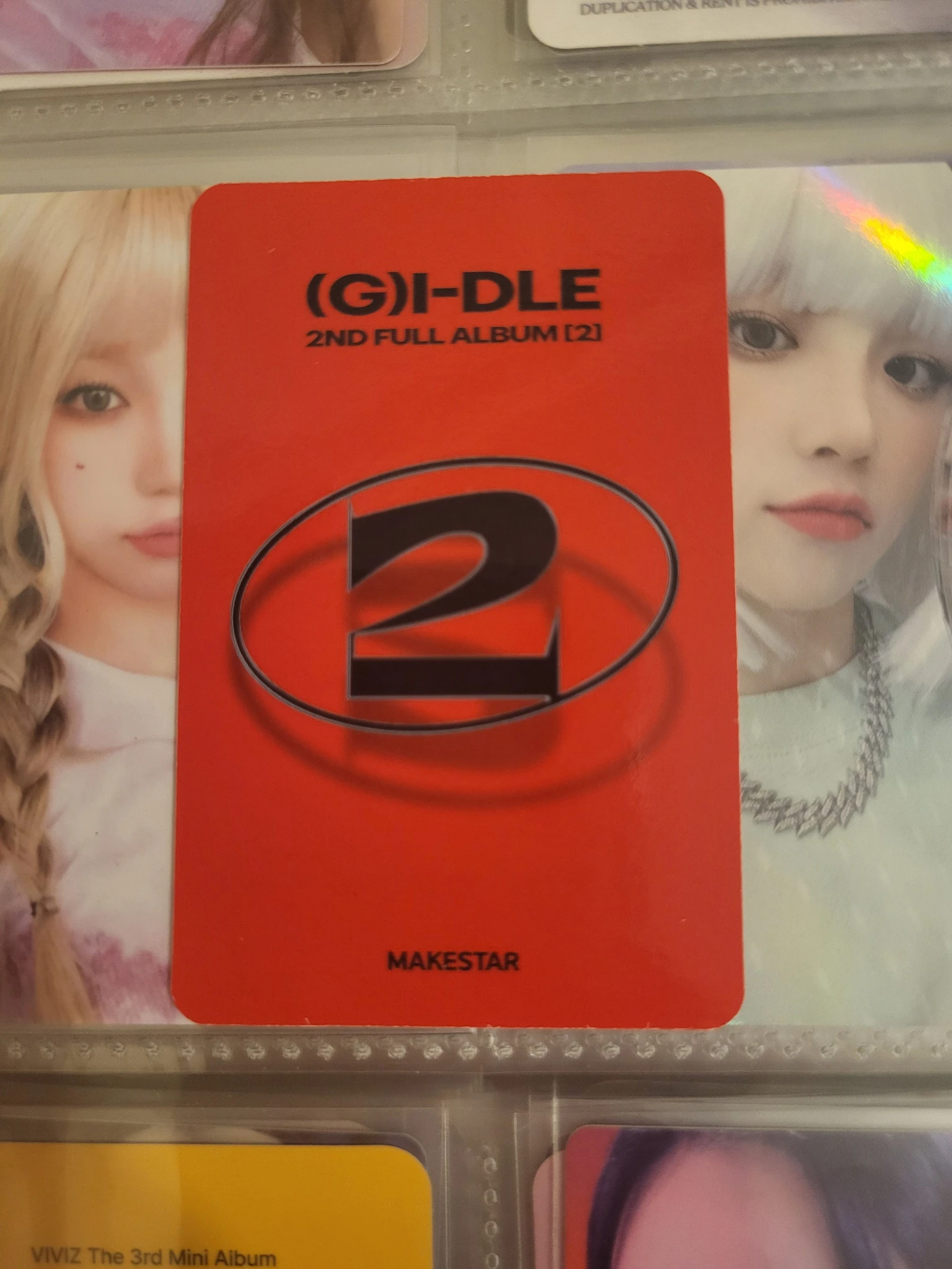 i-dle Yuqi i-dle - Yuqi - 2 Album fansign round 1 poca album makestar listing photo 2