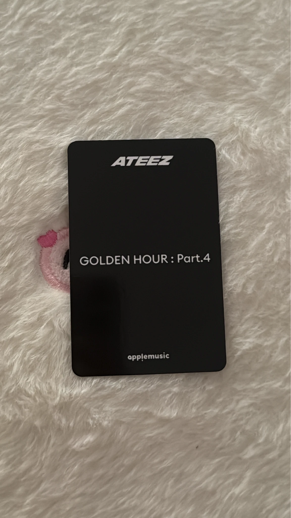 ATEEZ Yunho ATEEZ - Yunho - Golden Hour : Part.4 Album apple music fansign round 2 pob (pre-order benefit) listing photo 2