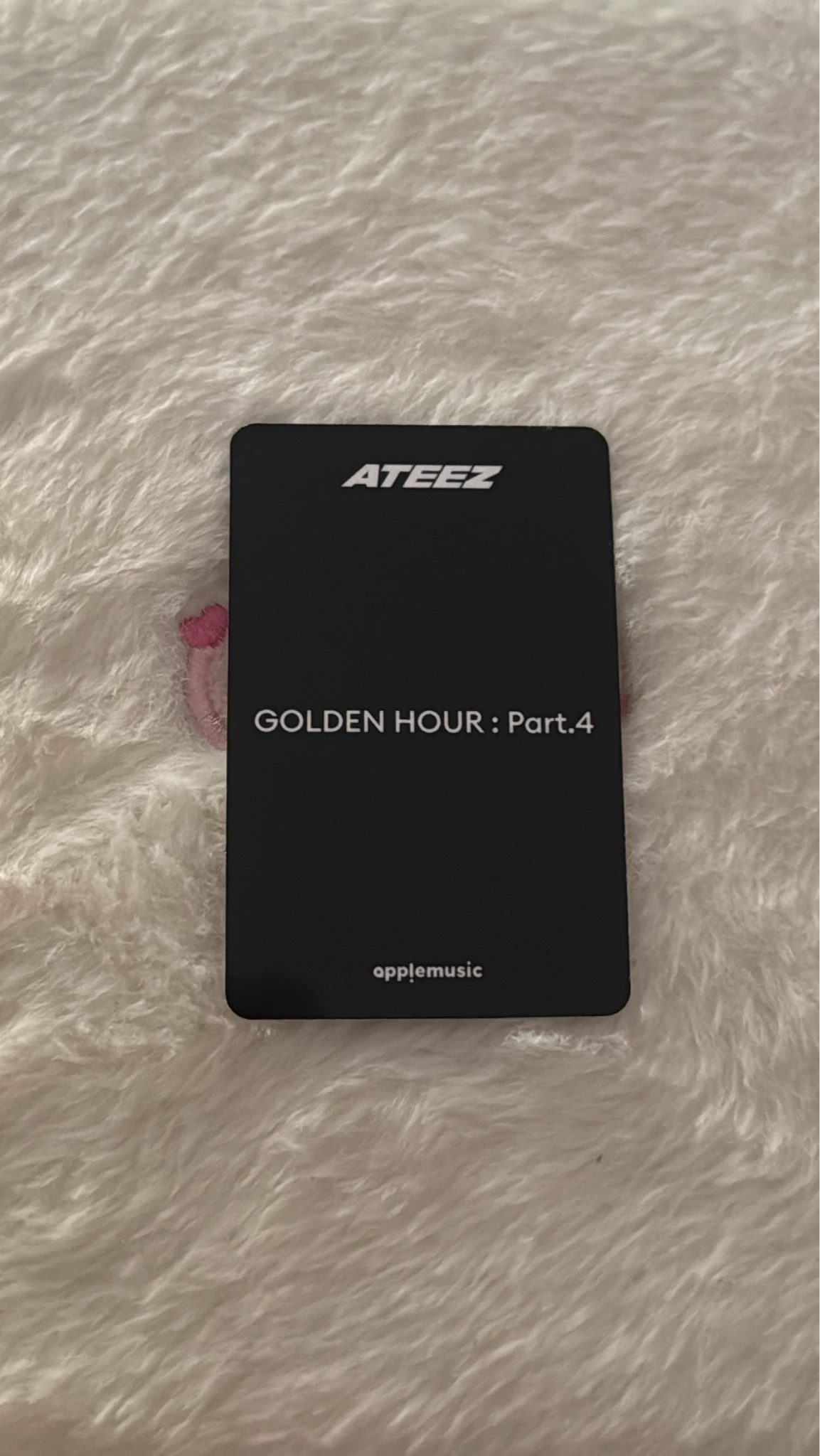 ATEEZ Yeosang ATEEZ - Yeosang - Golden Hour : Part.4 Album pob (pre-order benefit) apple music fansign listing photo 2