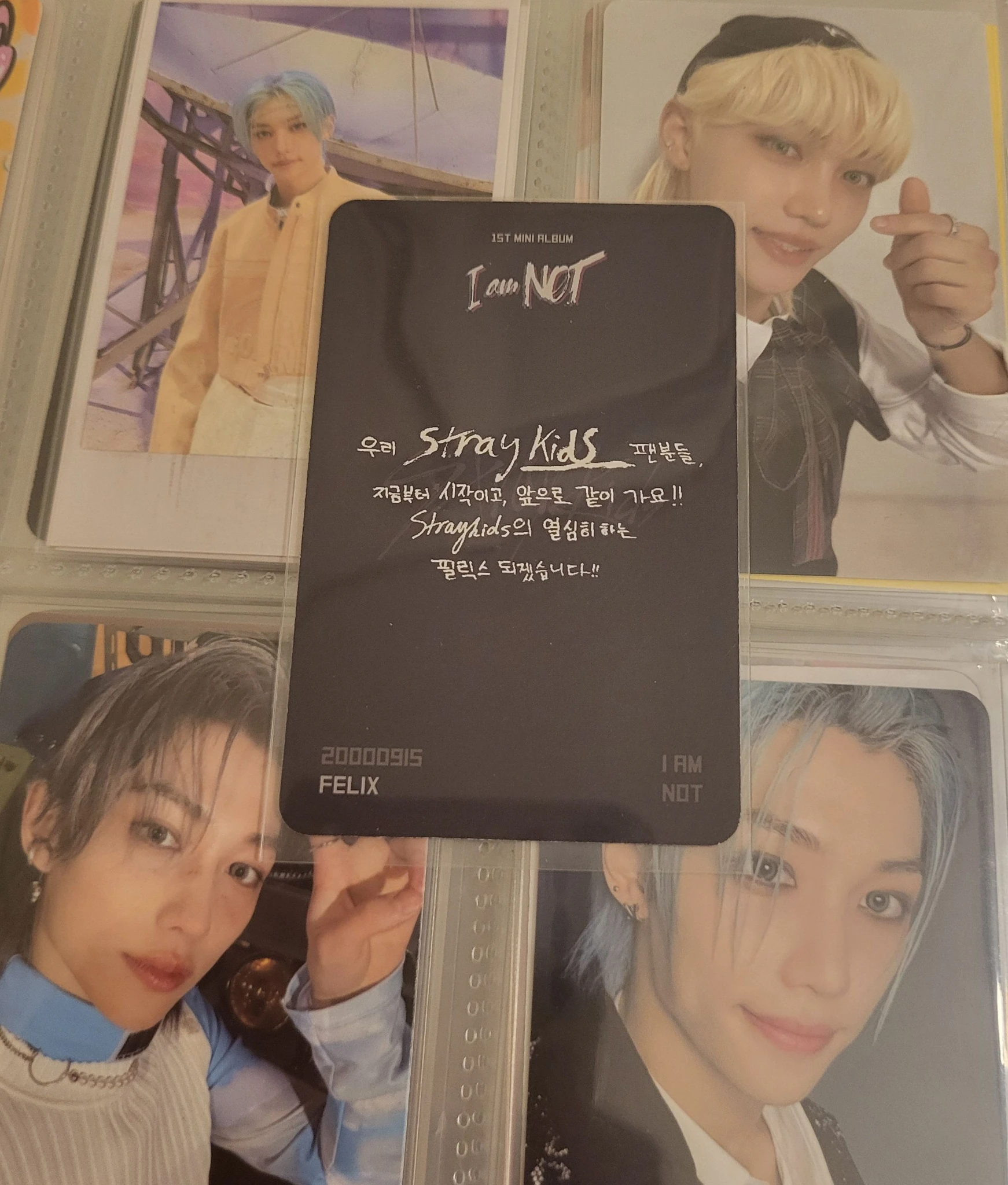 Stray Kids Felix Stray Kids - Felix - I am NOT Album album photocard baby ver. listing photo 2