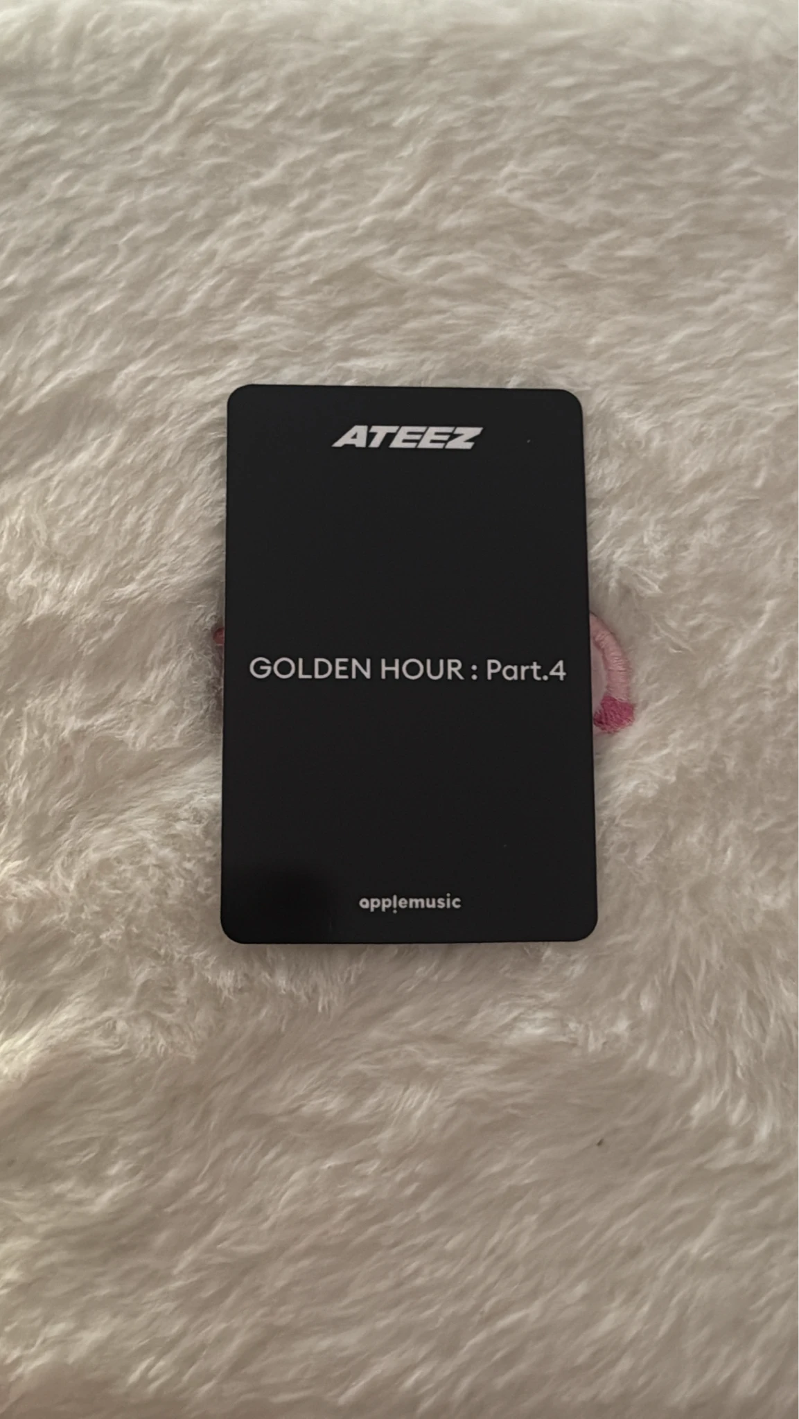 ATEEZ Mingi ATEEZ - Mingi - Golden Hour : Part.4 Album pob (pre-order benefit) apple music fansign listing photo 2