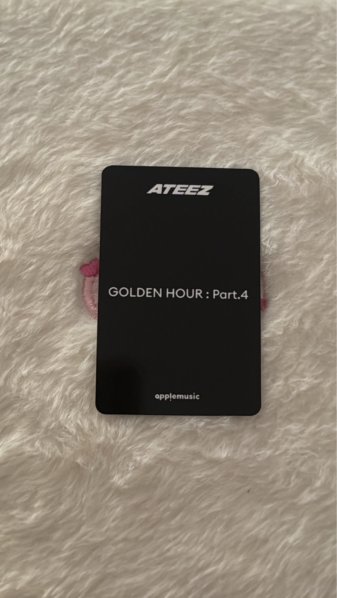 ATEEZ San ATEEZ - San - Golden Hour : Part.4 Album fansign apple music round 2 listing photo 2
