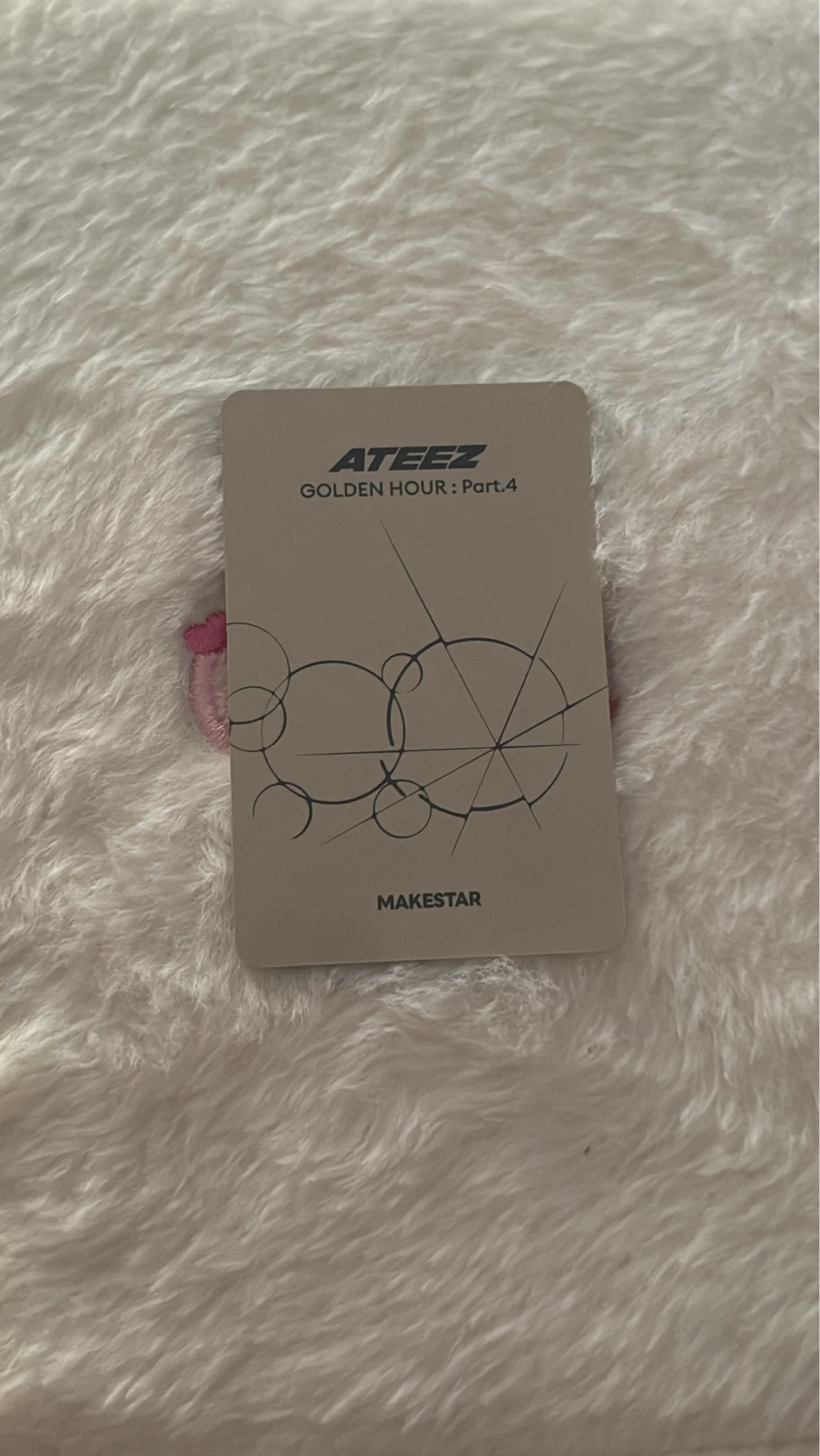 ATEEZ Yunho ATEEZ - Yunho - Golden Hour : Part.4 Album pob (pre-order benefit) Kyuu version makestar listing photo 2