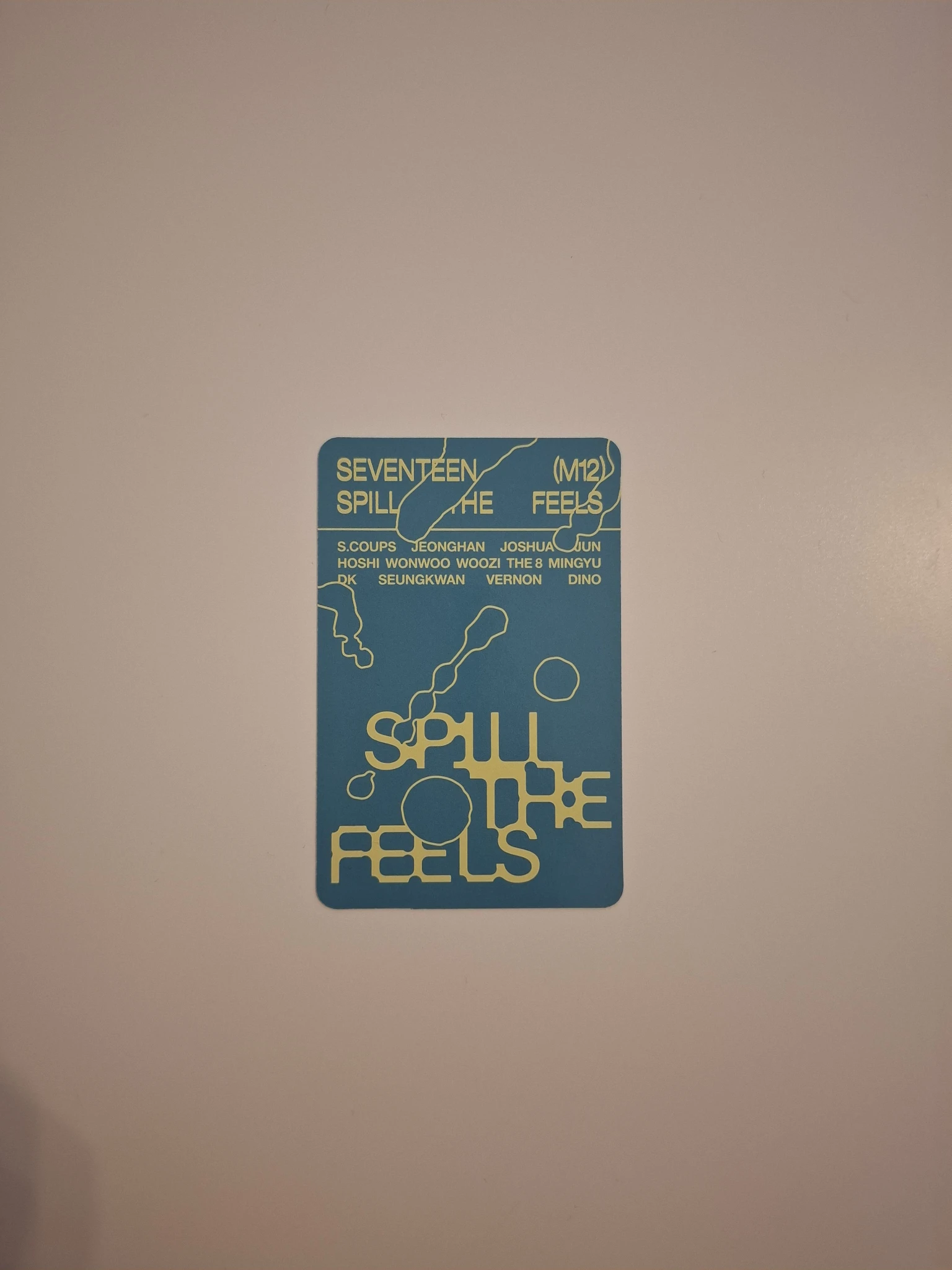 SEVENTEEN Seungkwan SEVENTEEN - Seungkwan - Spill the Feels Album album photocard feel blue version listing photo 2