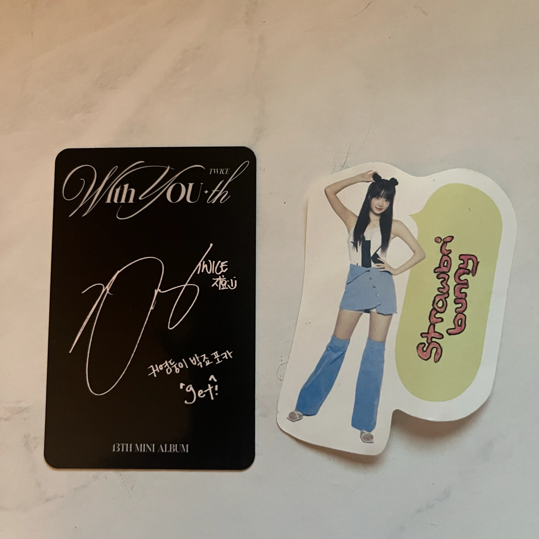 TWICE Jihyo TWICE-Jihyo-Album-with you-th listing photo 2
