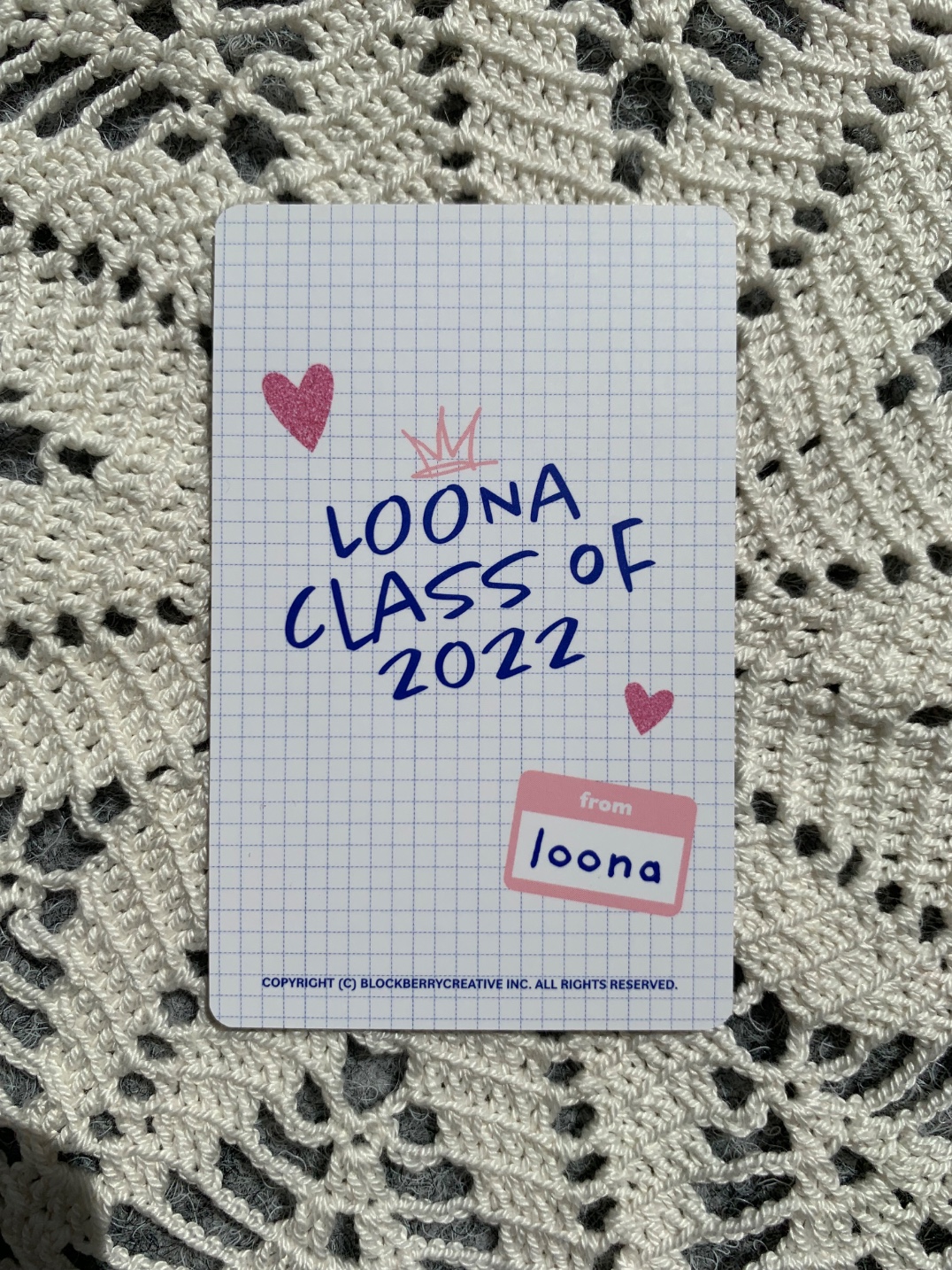 LOONA JinSoul LOONA - JinSoul - 2022 Season's Greetings Other photocard set season's greetings listing photo 2
