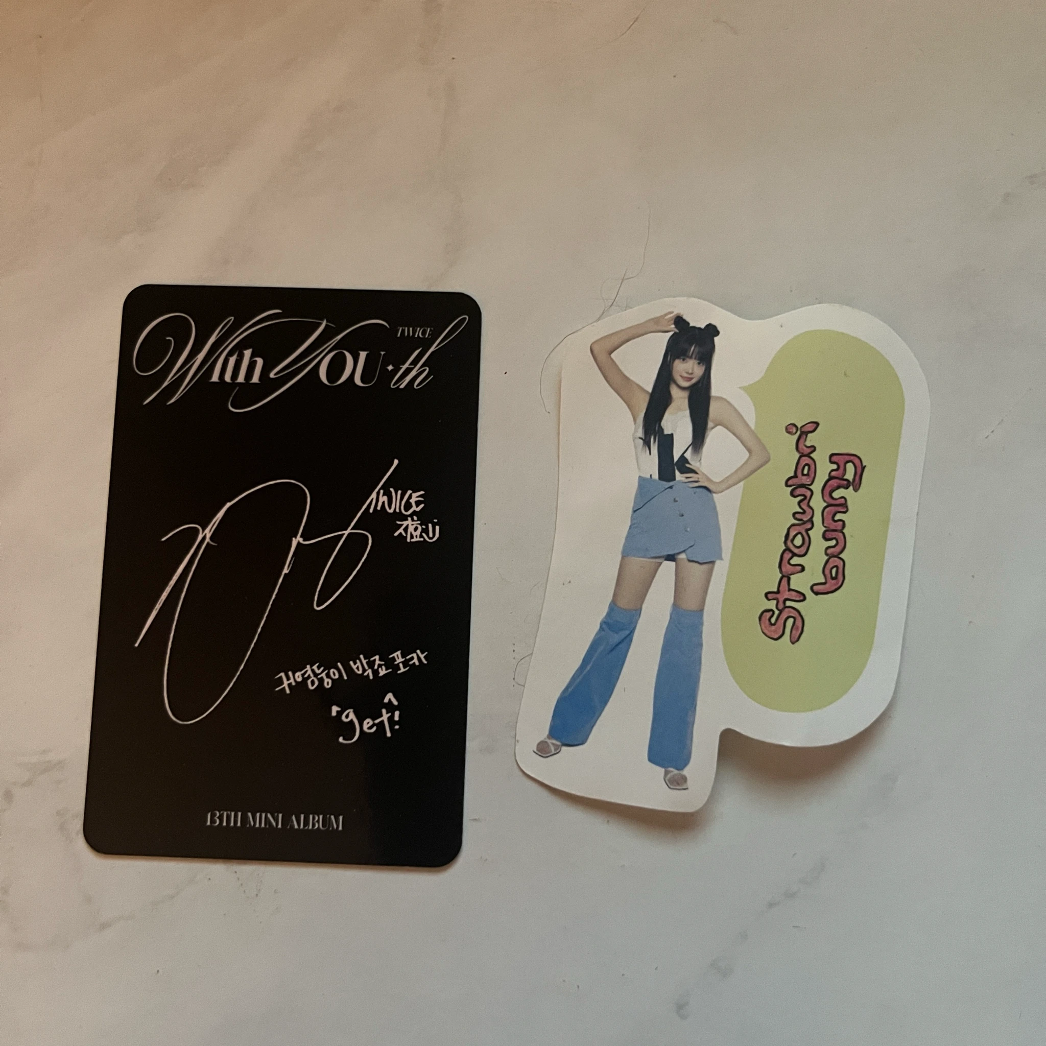 TWICE Jihyo TWICE-Jihyo-Album-with you-th listing photo 2